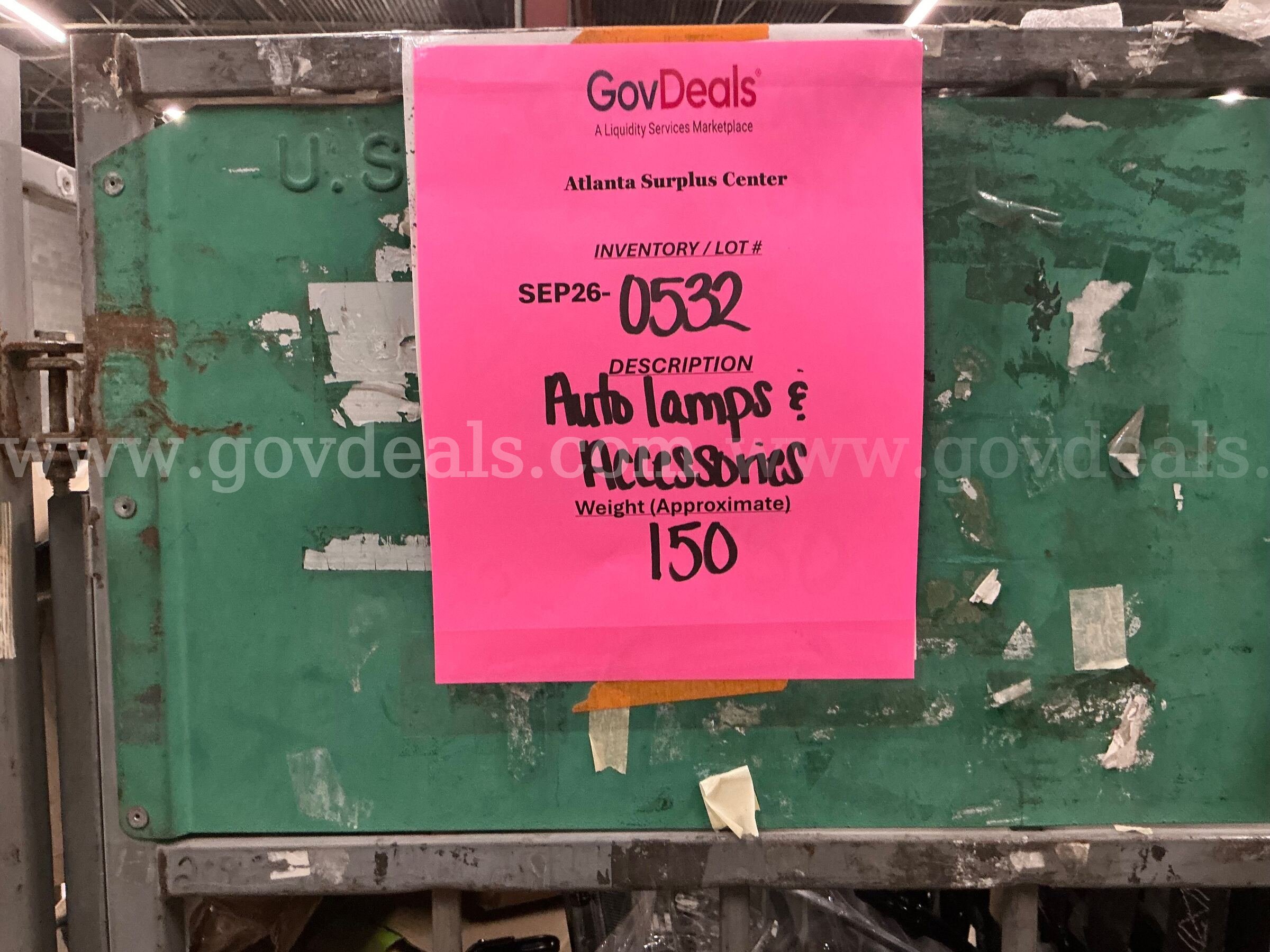 Hardware "Auto Head lamps and Accessories" (SEP26-0532)