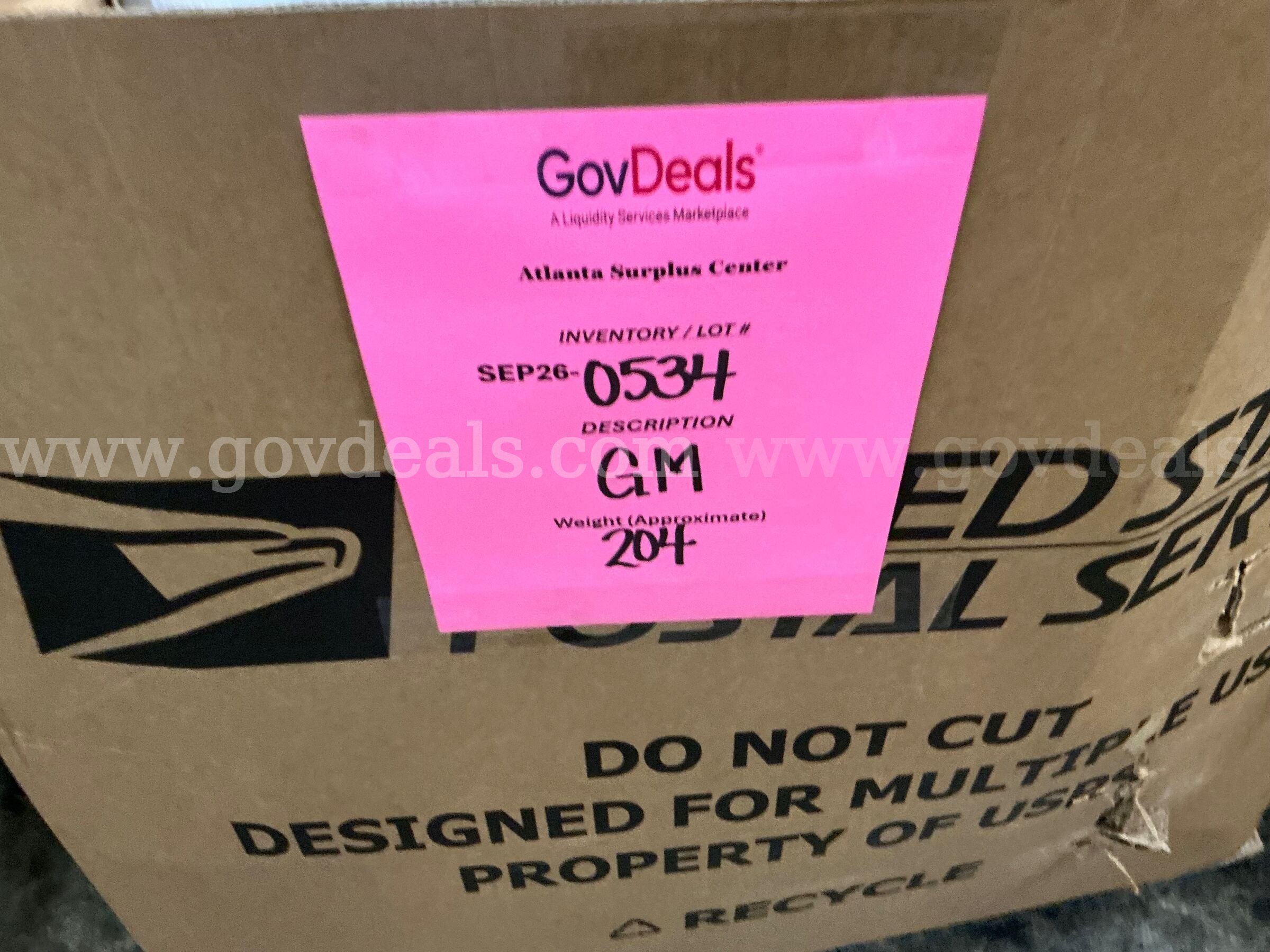 General Merchandise: (Gaylord) (SEP26-0534)  0534 Government Surplus Auction - Photo #2