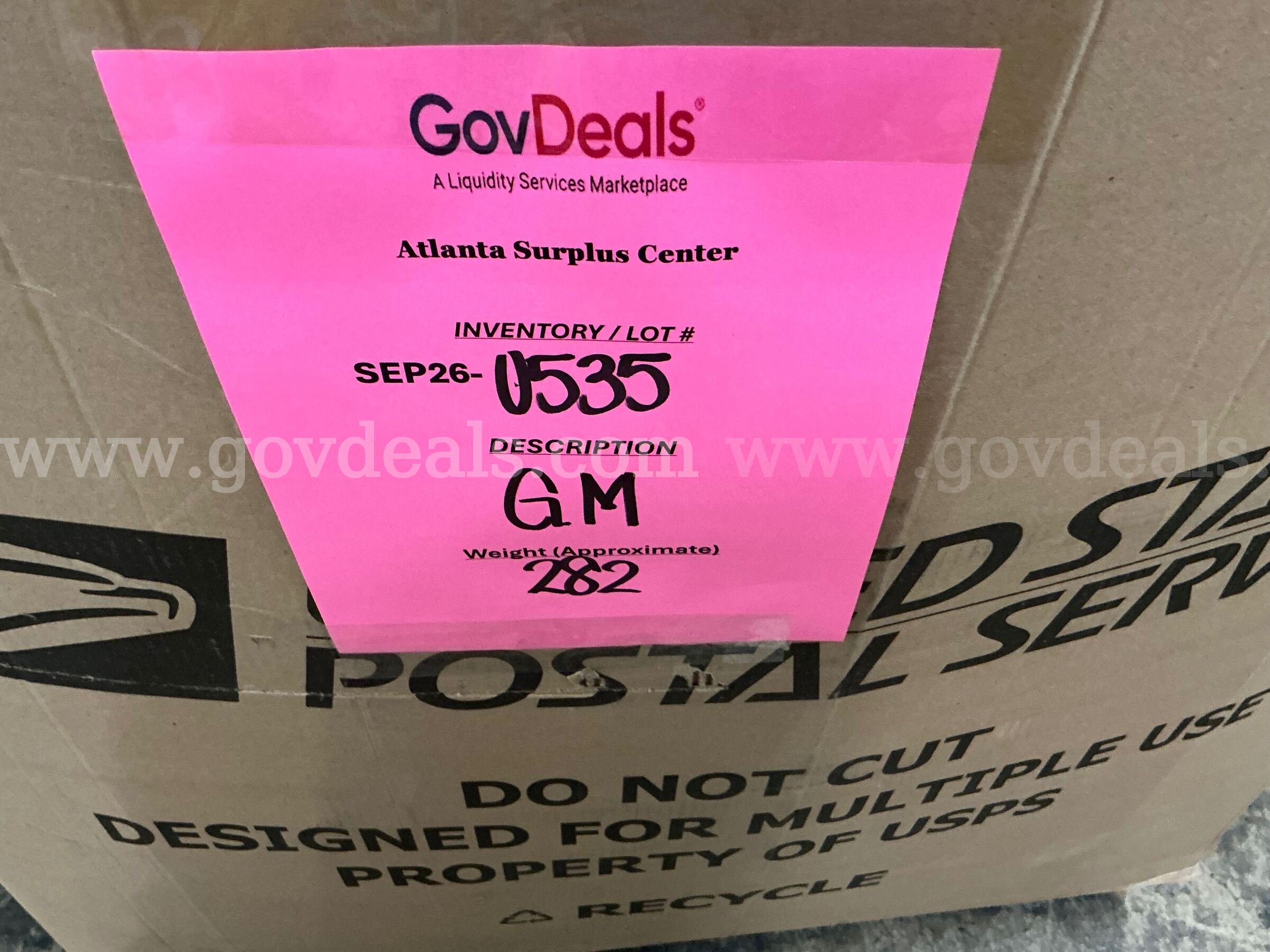 General Merchandise: (Gaylord) (SEP26-0535)  0535 Government Surplus Auction - Photo #2