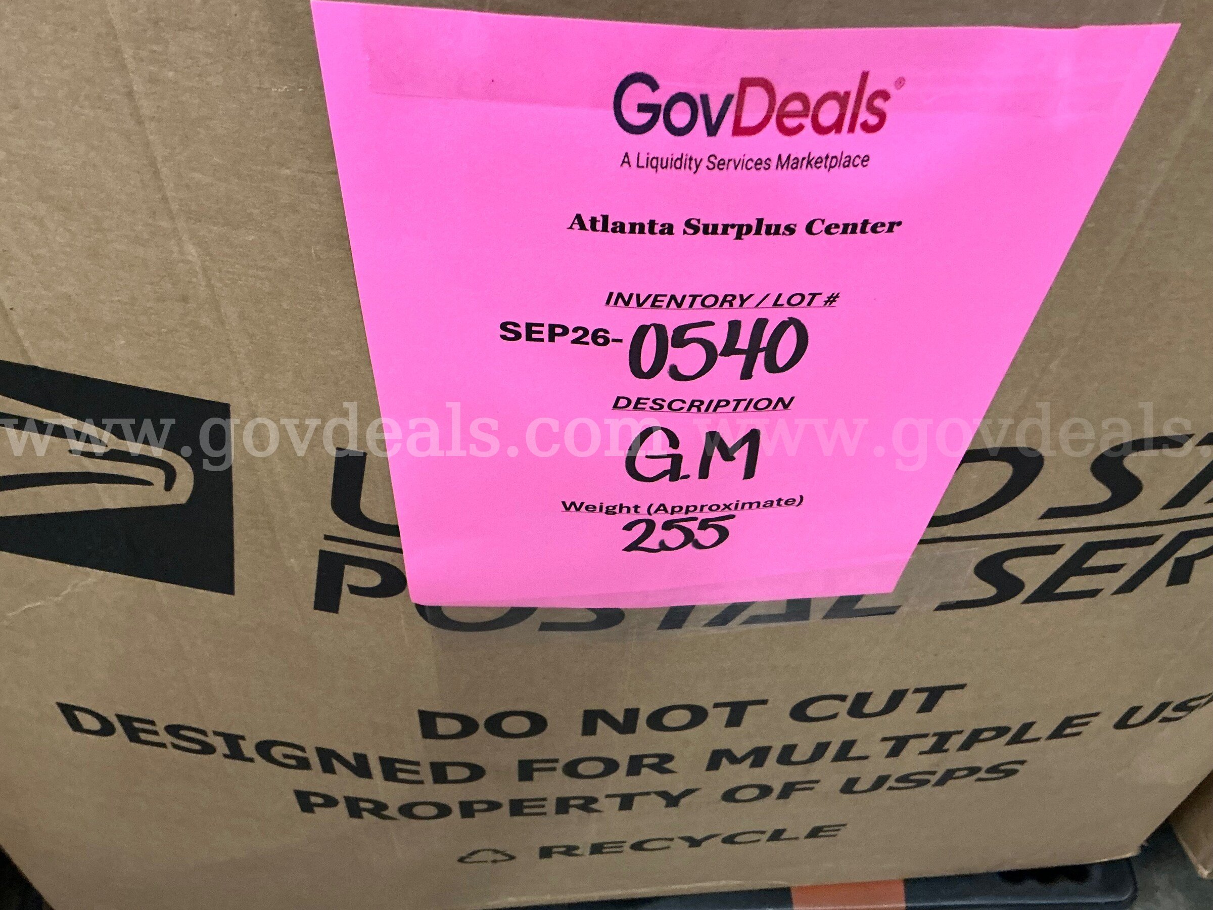 General Merchandise: (Gaylord) (SEP26-0540)  0540 Government Surplus Auction - Photo #2