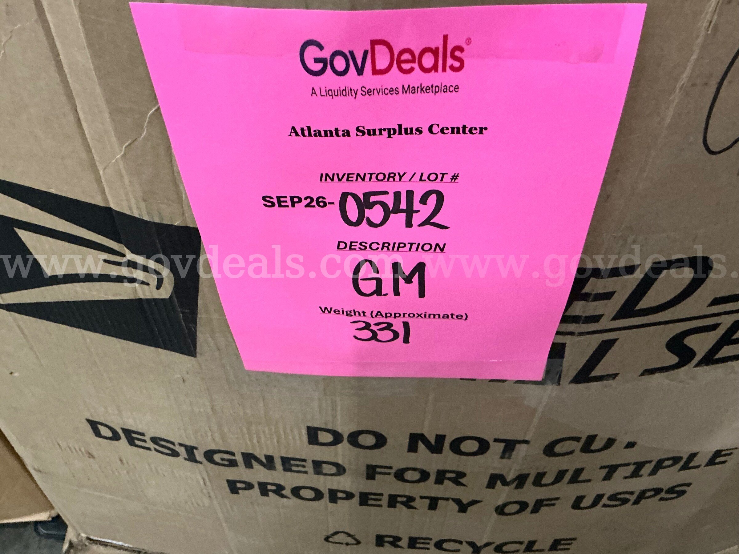 General Merchandise: (Gaylord) (SEP26-0542)  0542 Government Surplus Auction - Photo #2