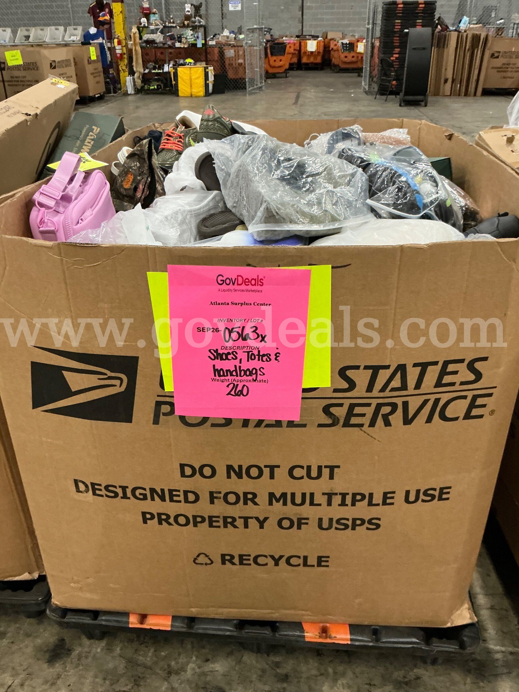 Apparel: Manually Sorted "Shoes, Handbags and Totes" (SEP26-0563X)