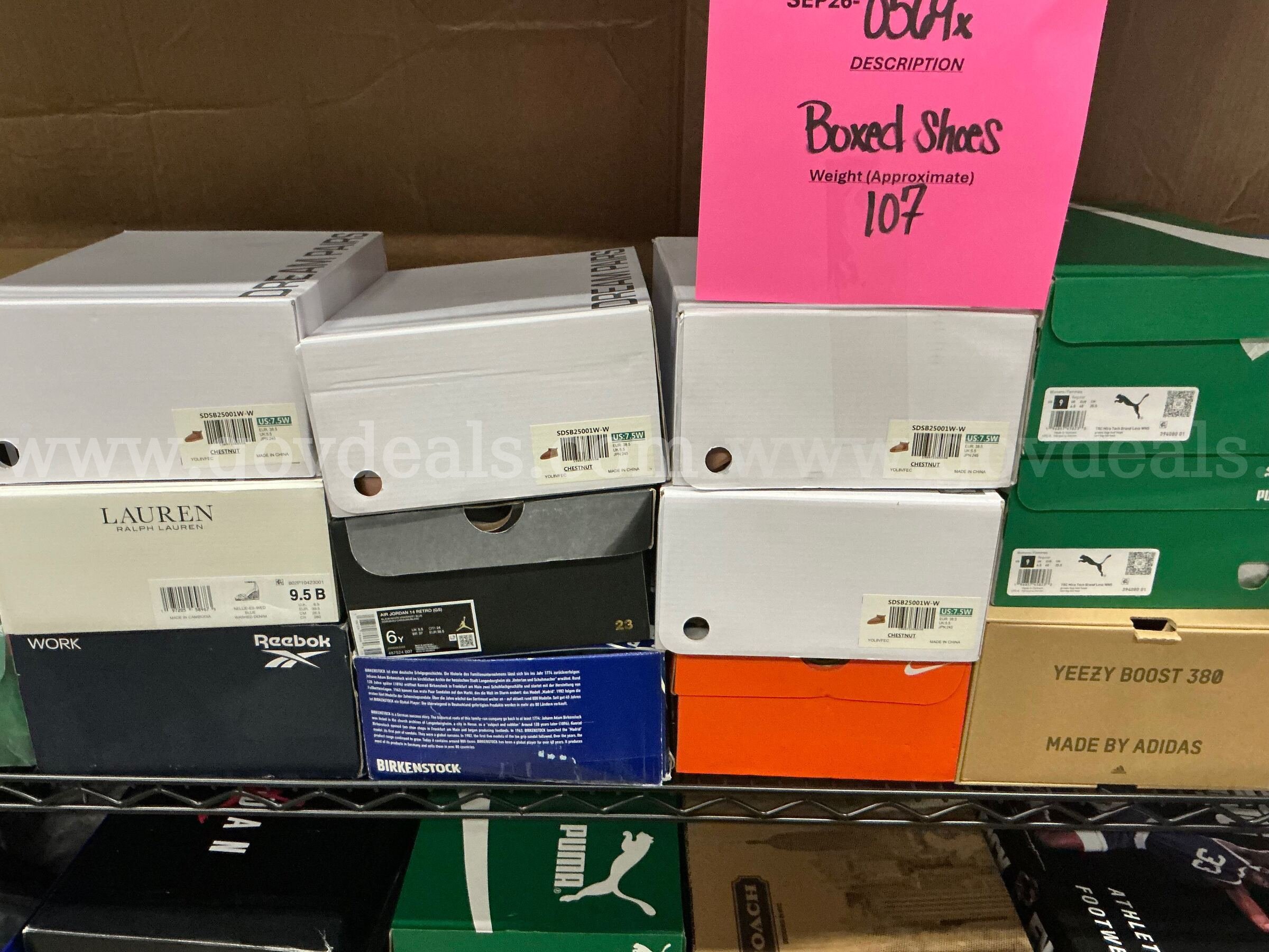 Apparel: "Boxed Shoes" (SEP26-0569X)   Government Surplus Auction - Photo #5