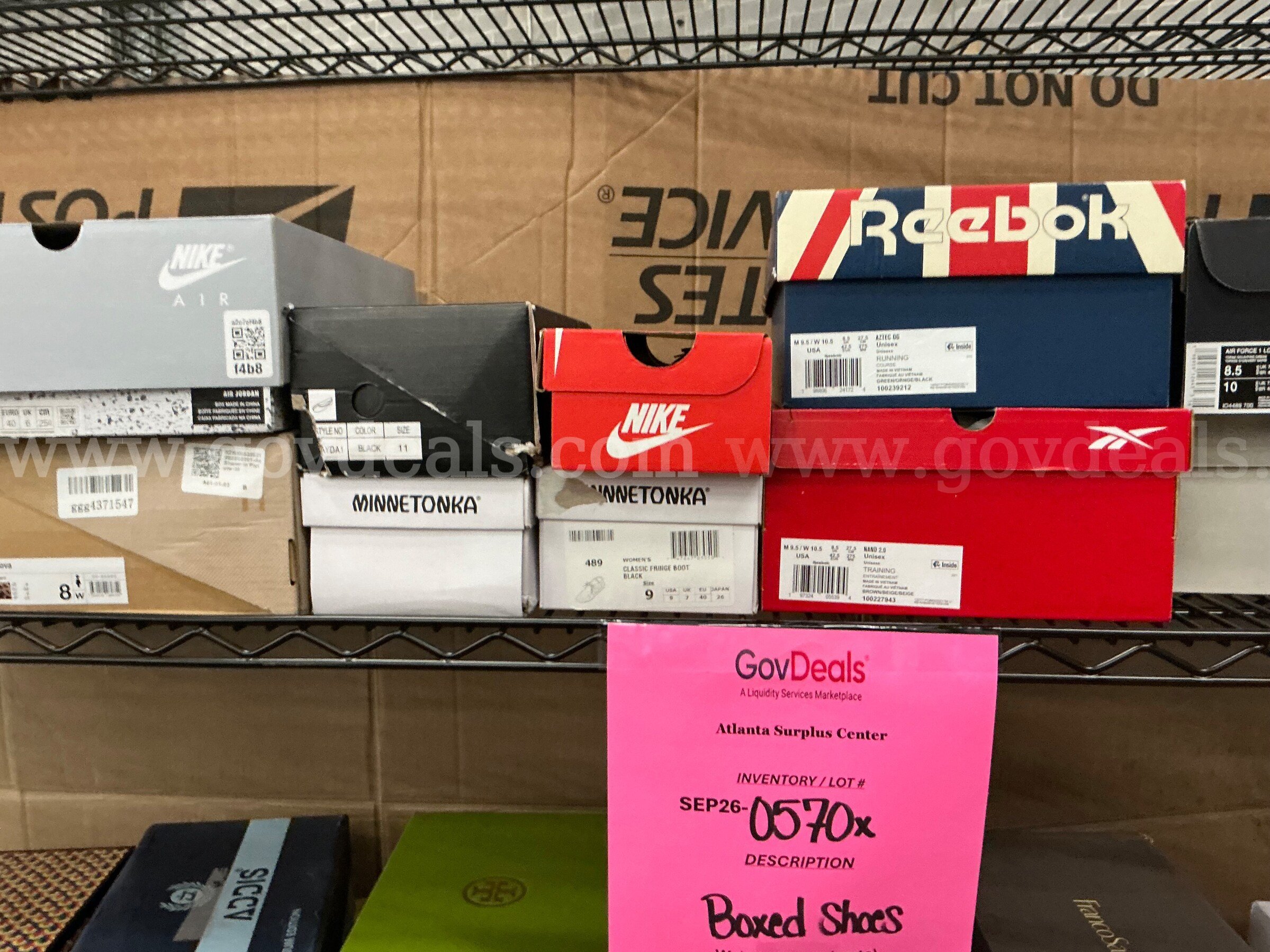 Apparel: "Boxed Shoes" (SEP26-0570X)   Government Surplus Auction - Photo #4