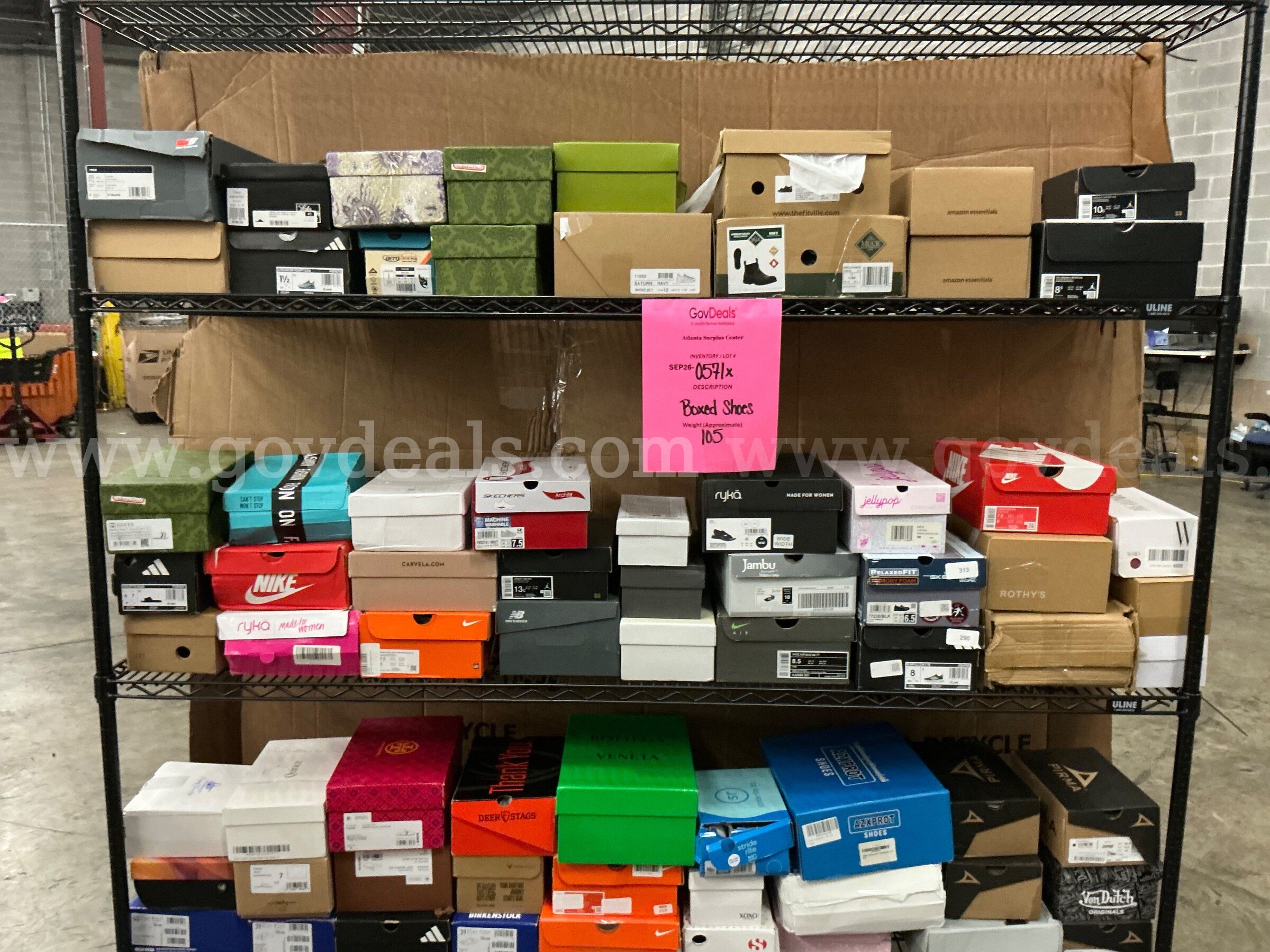 Apparel: "Boxed Shoes" (SEP26-0571X)