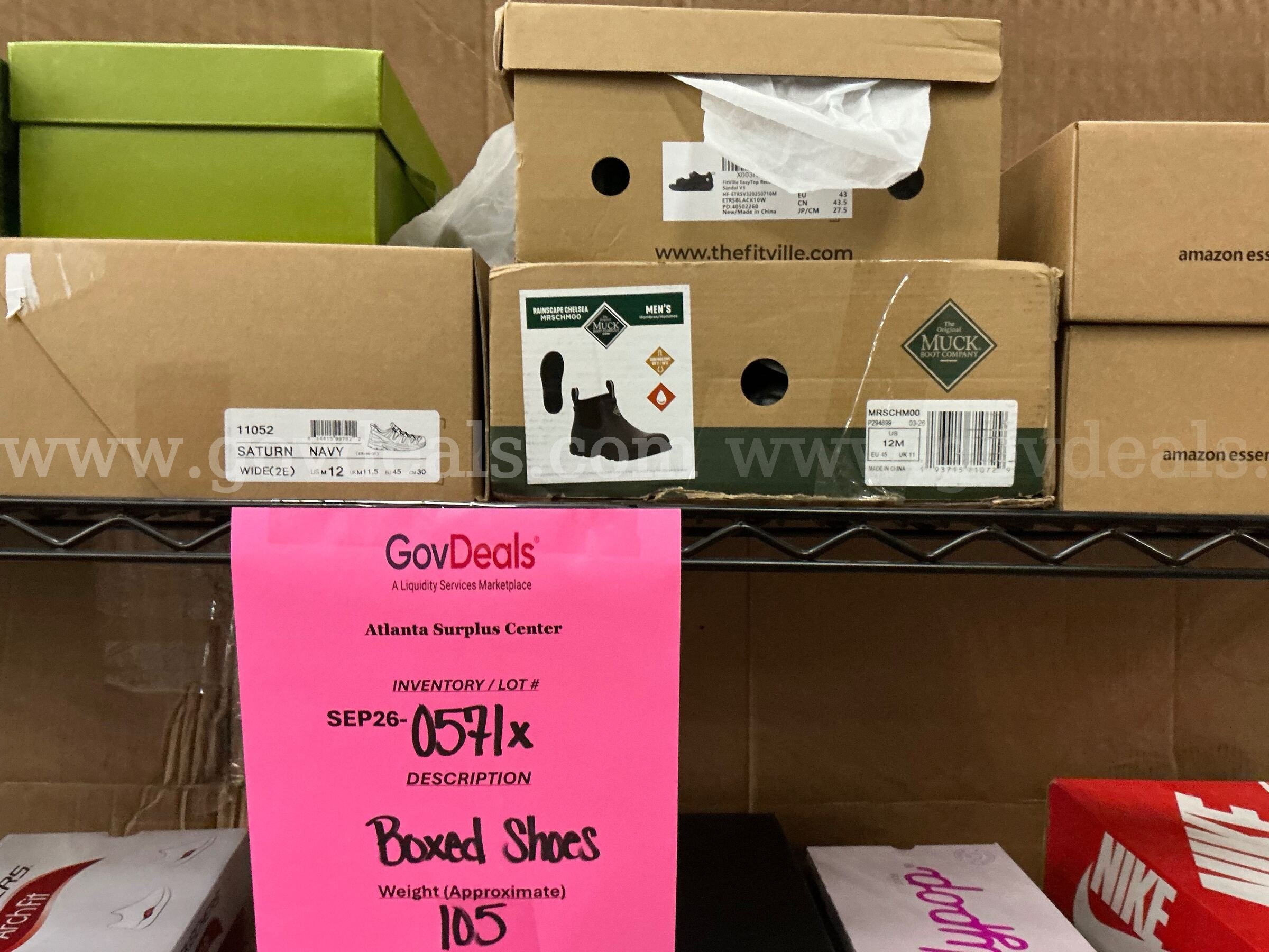 Apparel: "Boxed Shoes" (SEP26-0571X)   Government Surplus Auction - Photo #4