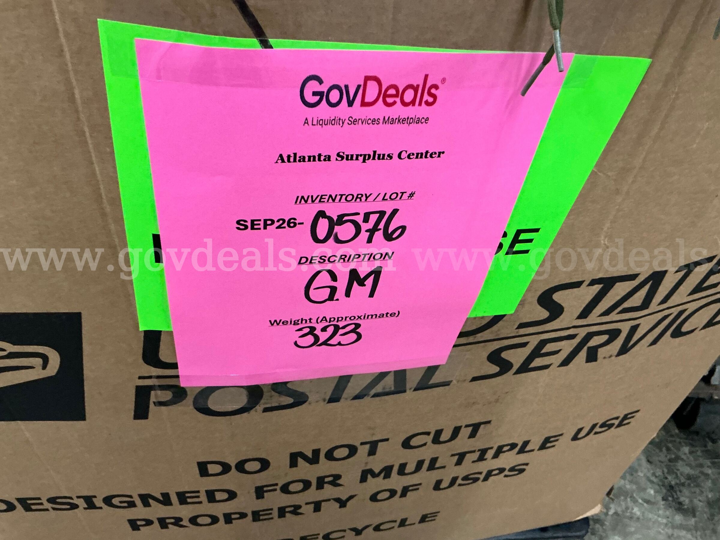 General Merchandise: (Gaylord) (SEP26-0576)  0576 Government Surplus Auction - Photo #2