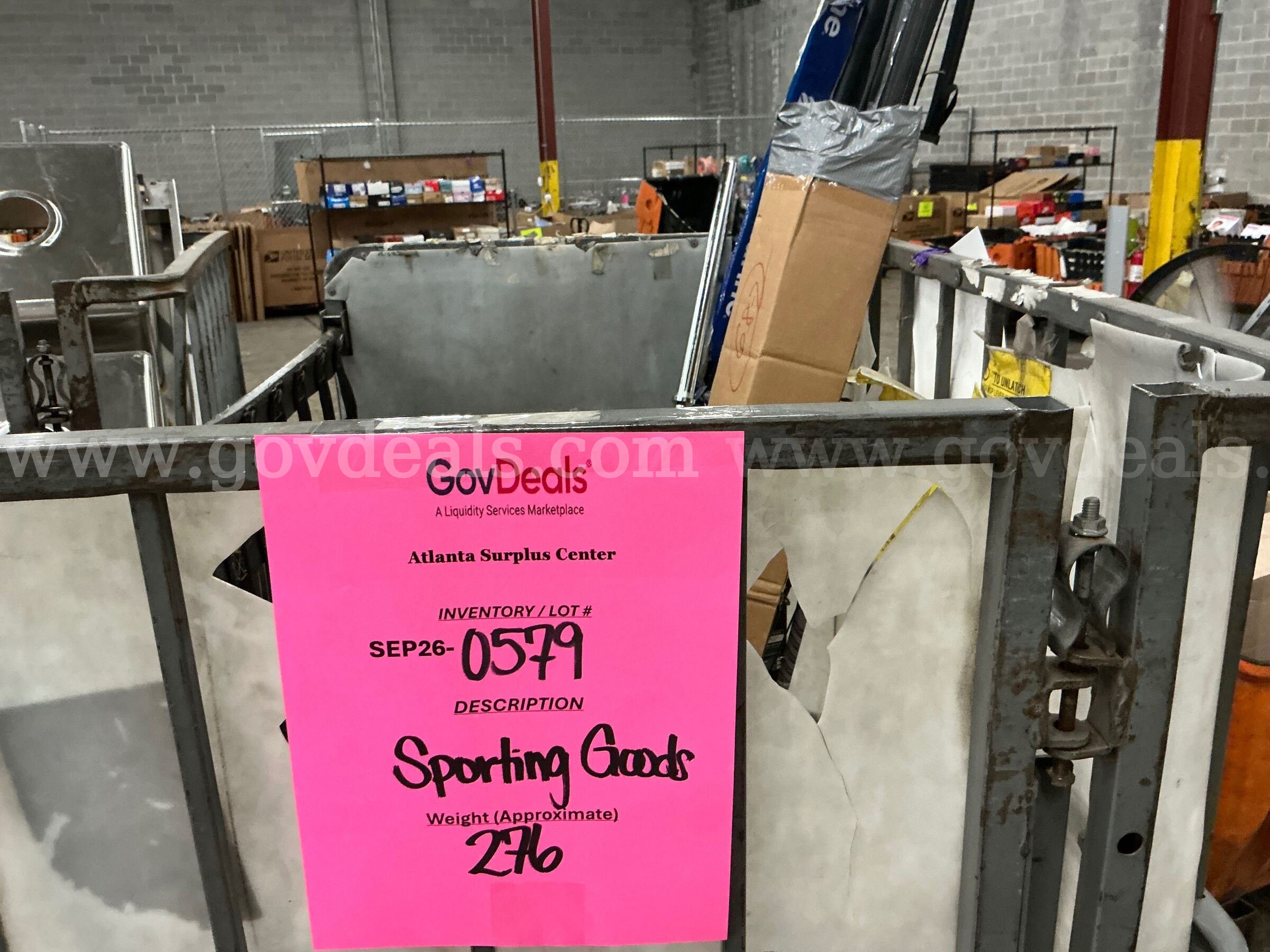 Sporting Goods: (APC)(SEP26-0579)