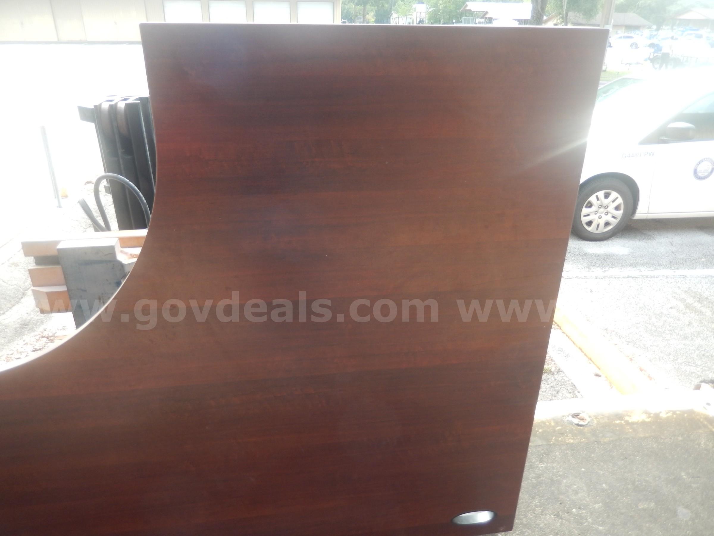 USED (1) PRESSWOOD L-SHAPED DESK IN PIECES   Government Surplus Auction - Photo #5