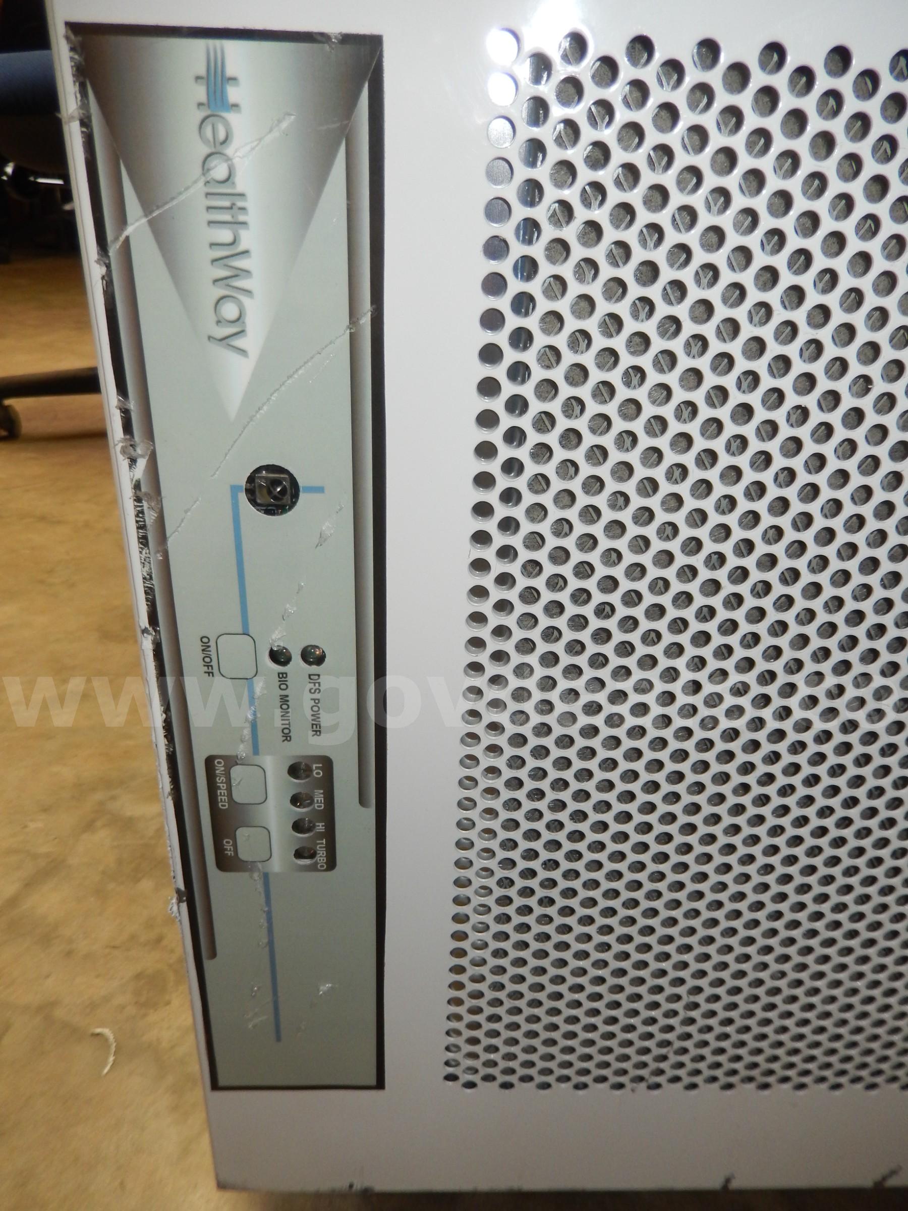 USED (1) HEALTHWAY AIR SCRUBBER 1220DFS-R HEALTHWAY 1220DFS Government Surplus Auction - Photo #3