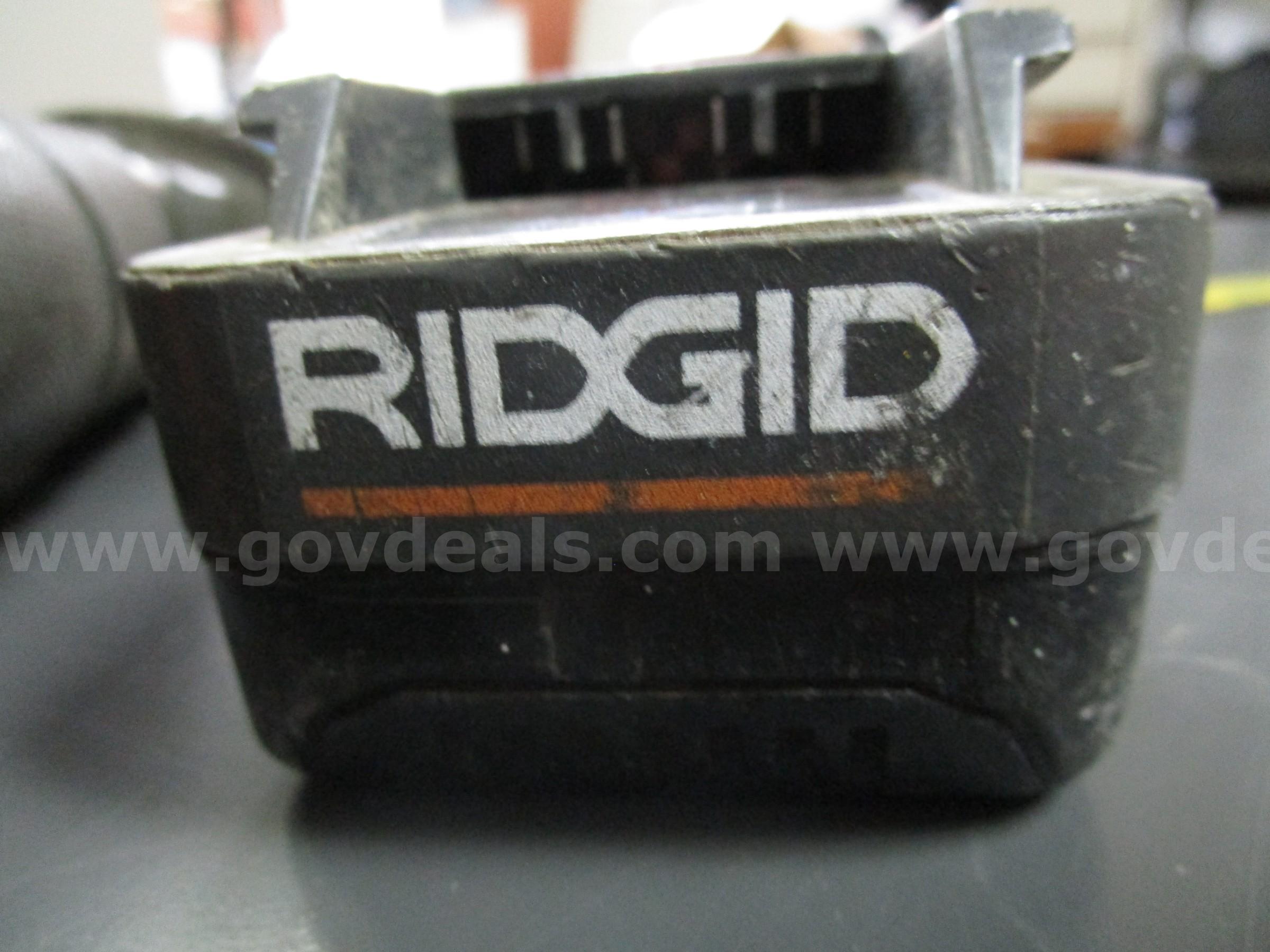 (1) USED RIDGID 18V BRUSHLESS CORDLESS RECPROCATING SAW BARE TOOL W/ 8" BLADE & BATTERY RIDGID  Government Surplus Auction - Photo #6