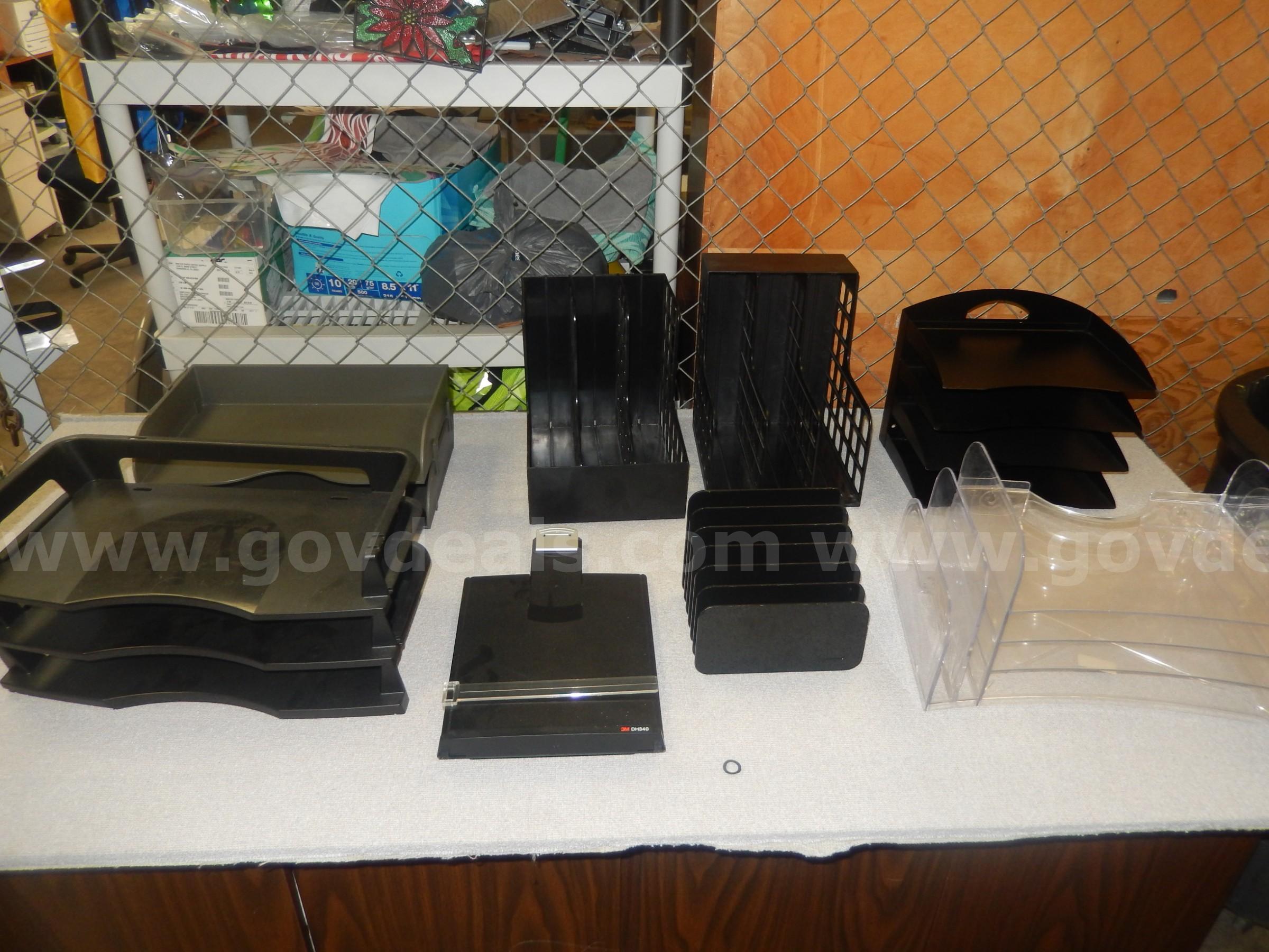 USED (8) ASSORTED OFFICE MATERIALS LISTED BELOW