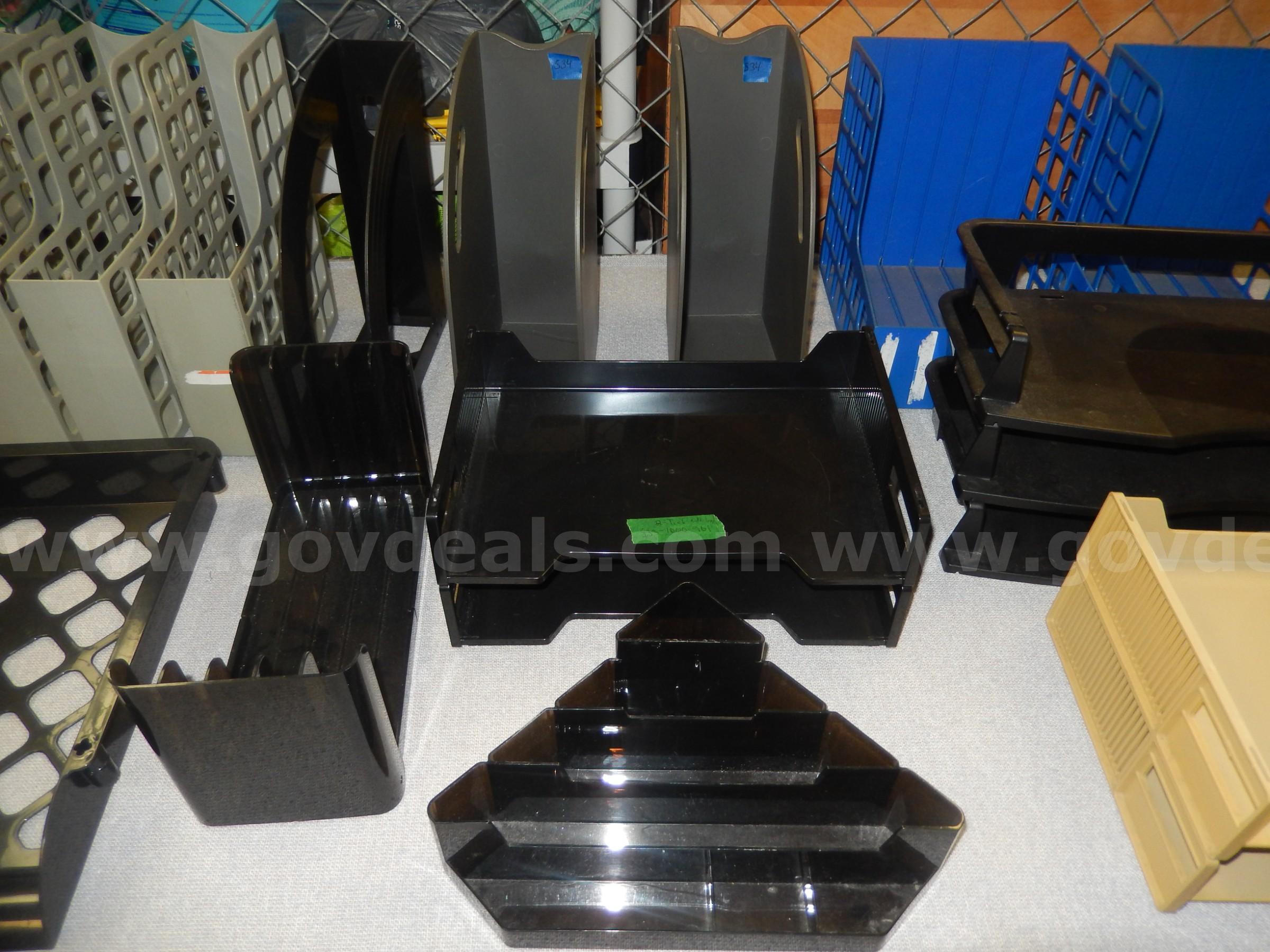 USED (18) ASSORTED OFFICE ITEMS LISTED BELOW ELDON, FELLOWS  Government Surplus Auction - Photo #3