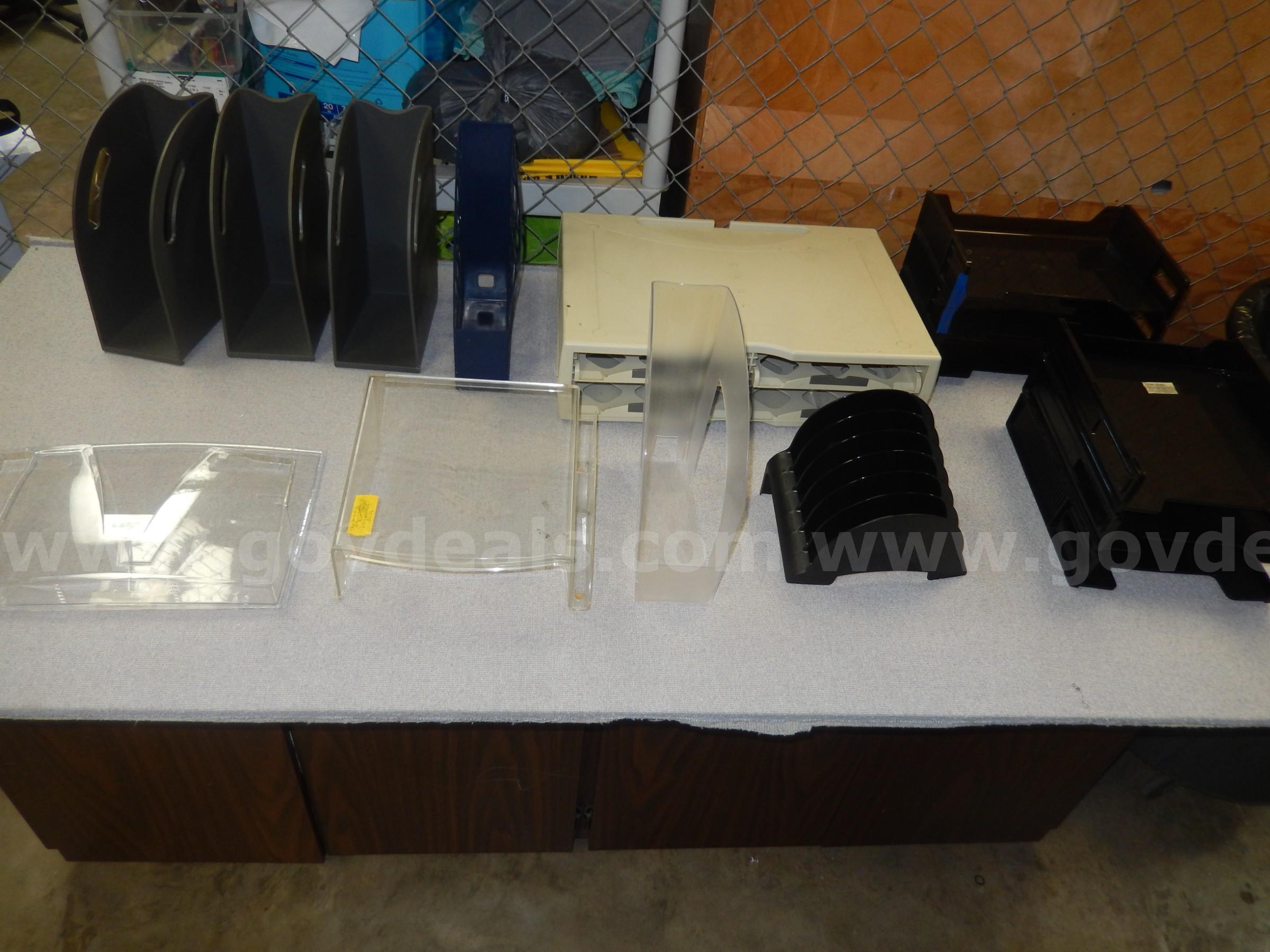 USED (13) ASSORTED OFFICE ITEMS LISTED BELOW