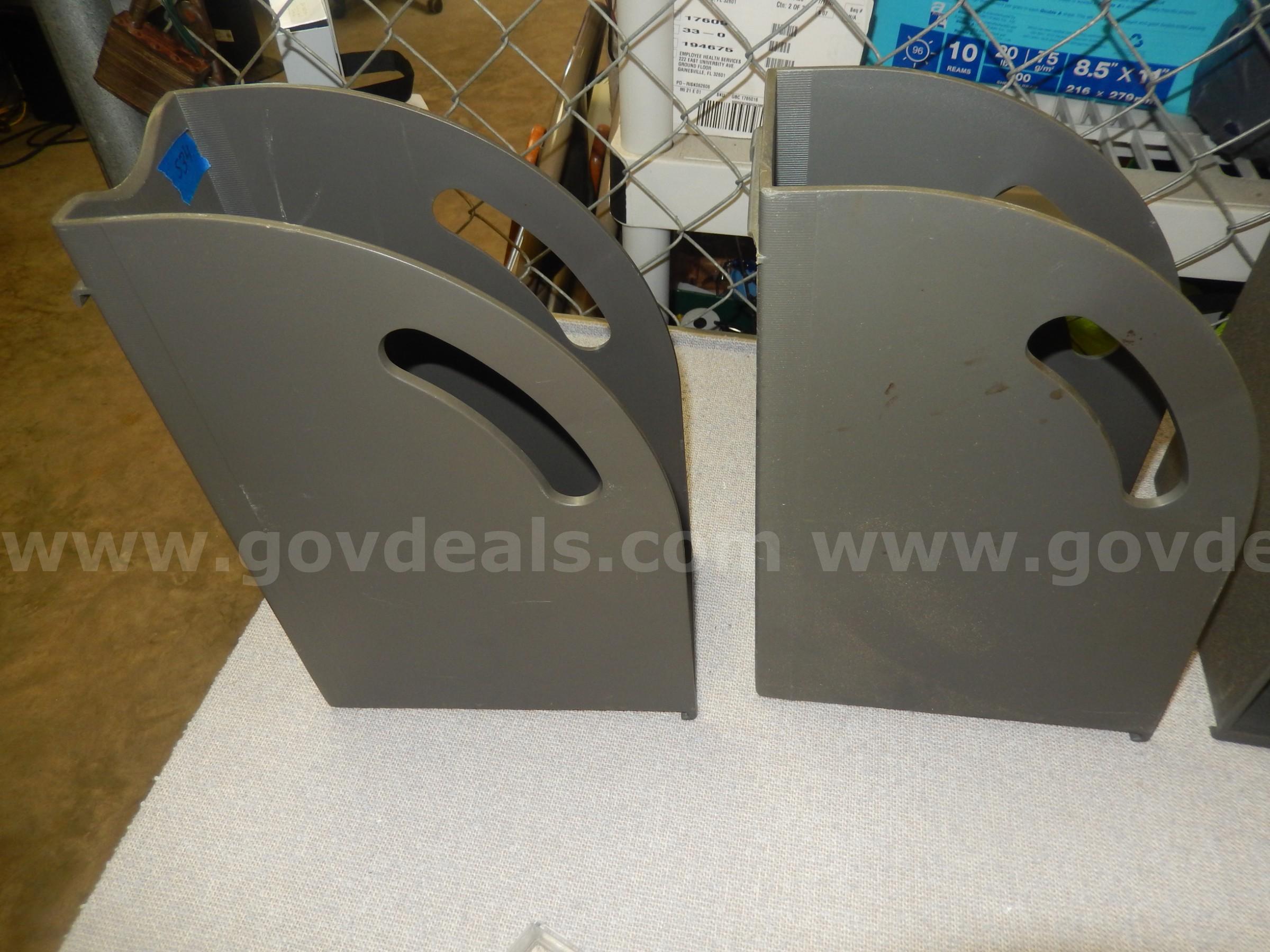 USED (13) ASSORTED OFFICE ITEMS LISTED BELOW ELDON  Government Surplus Auction - Photo #6