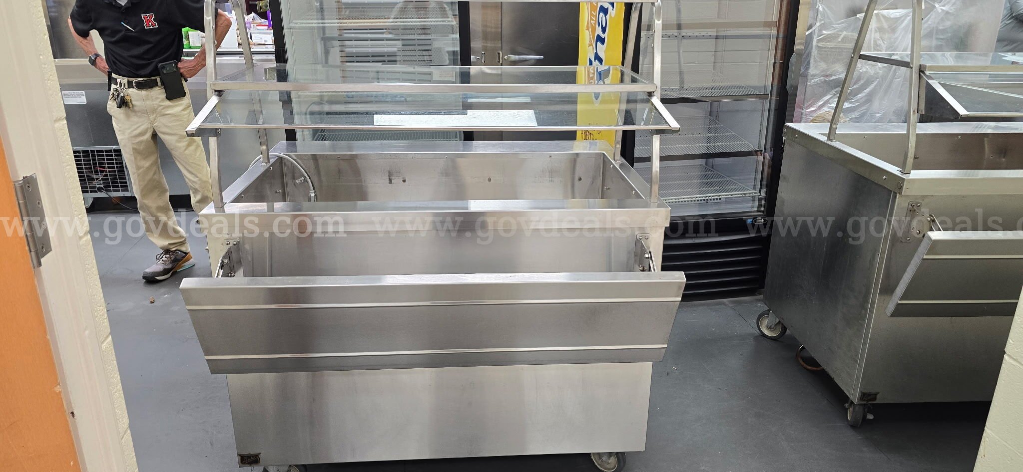 Duke Refrigerated Cold Units with Glass Sneeze Guards