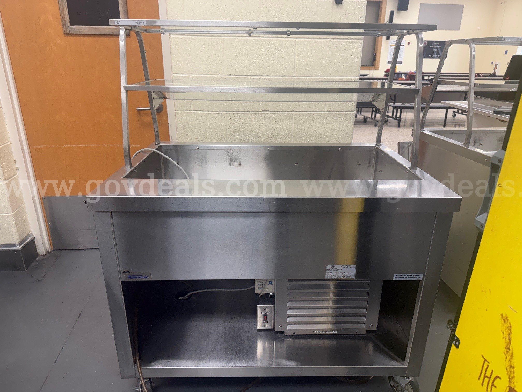 Duke Refrigerated Cold Units with Glass Sneeze Guards