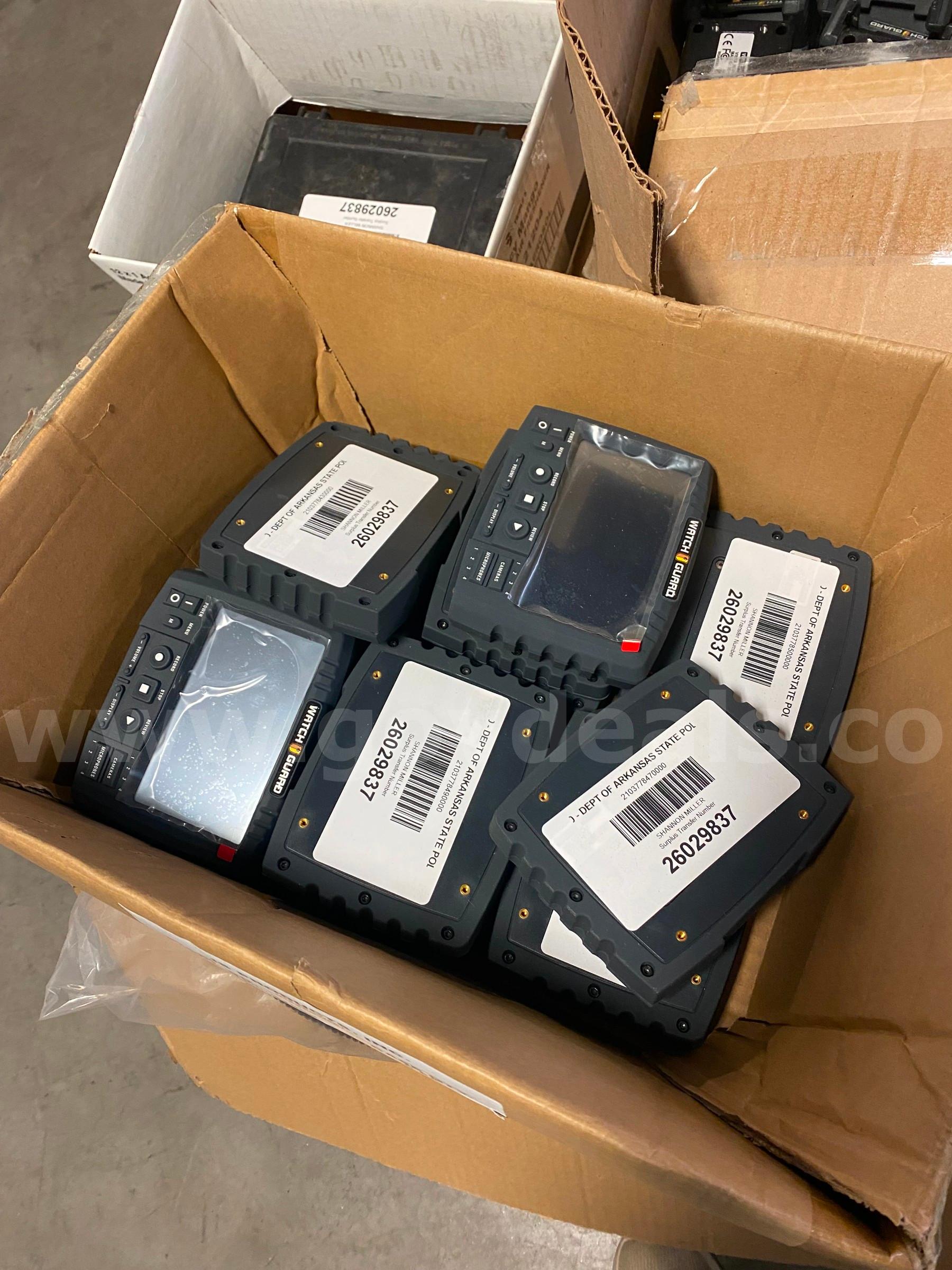 1 PALLET OF BODY ARMOR, DVR WATCHGUARD VIDEO DISPLAY   Government Surplus Auction - Primary Photo