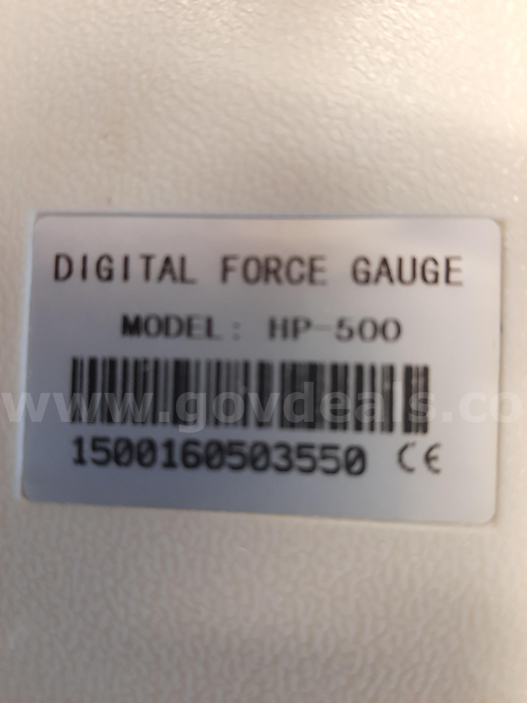 DIGITAL FORCE GAUGE HANDPI HP-500 Government Surplus Auction - Photo #3