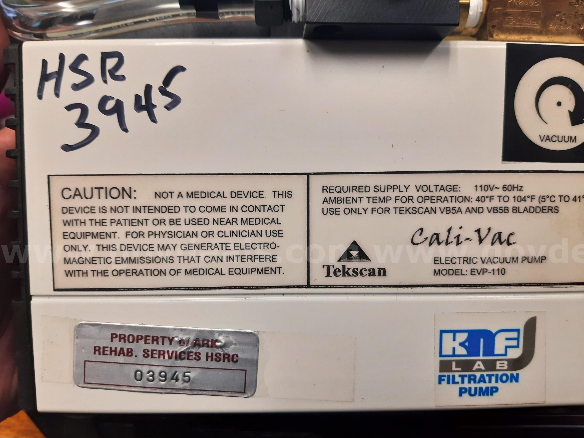 KNF CALI- VAC PUMP   Government Surplus Auction - Photo #5