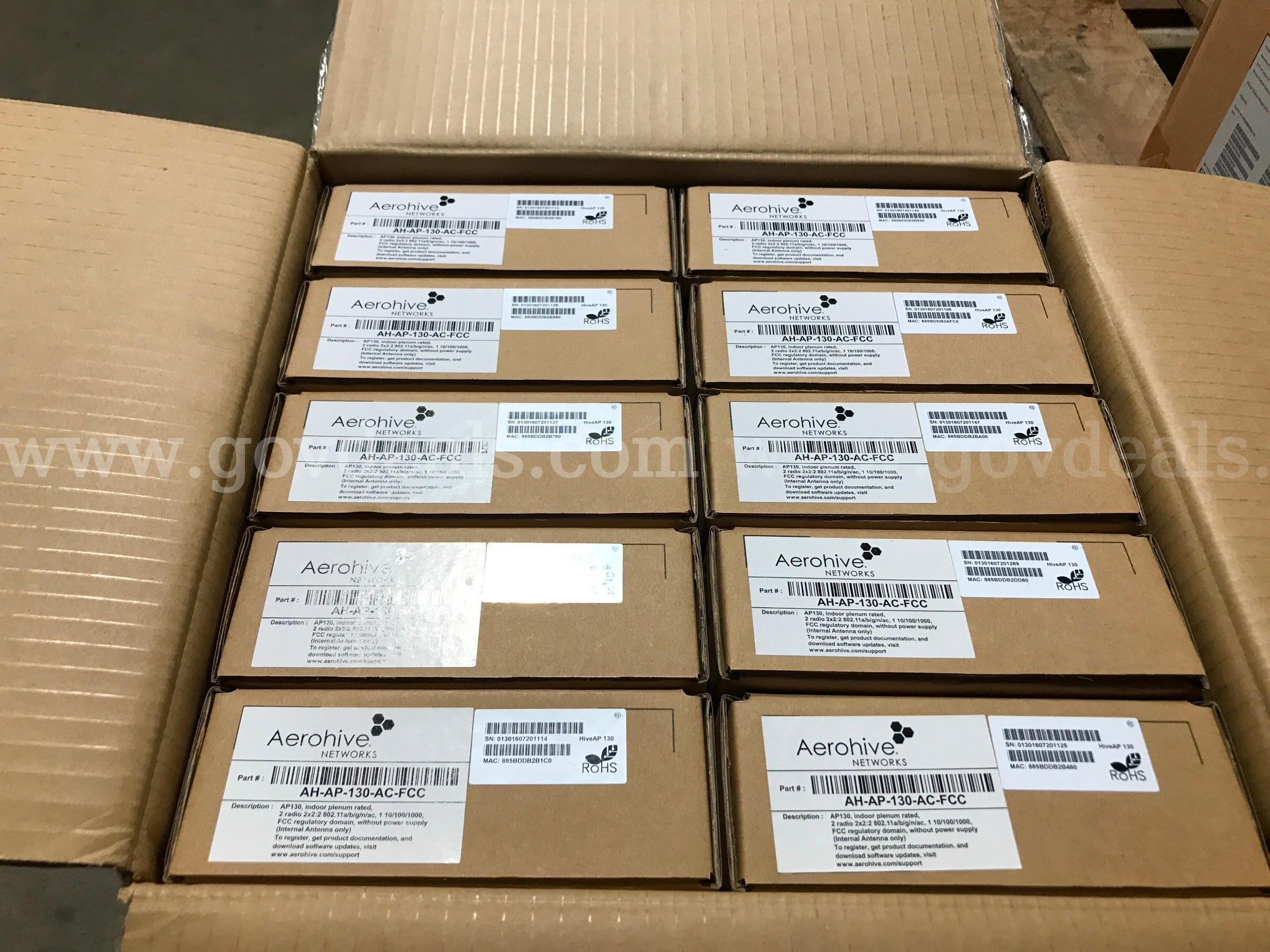 LOT OF AEROHIVE NETWORKS ON ONE PALLET.   Government Surplus Auction - Photo #4