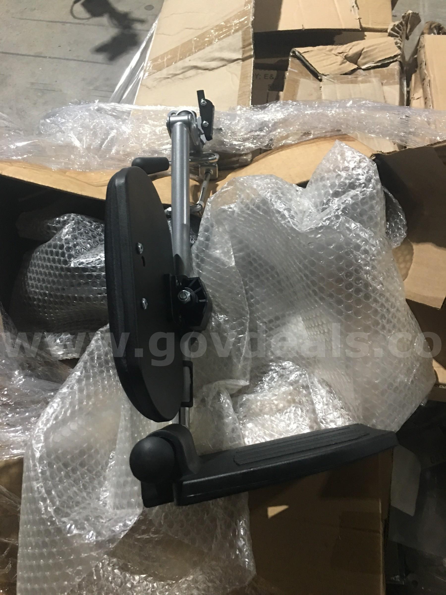 PALLET OF WHEELCHAIR PARTS MULTIPLE  Government Surplus Auction - Photo #2