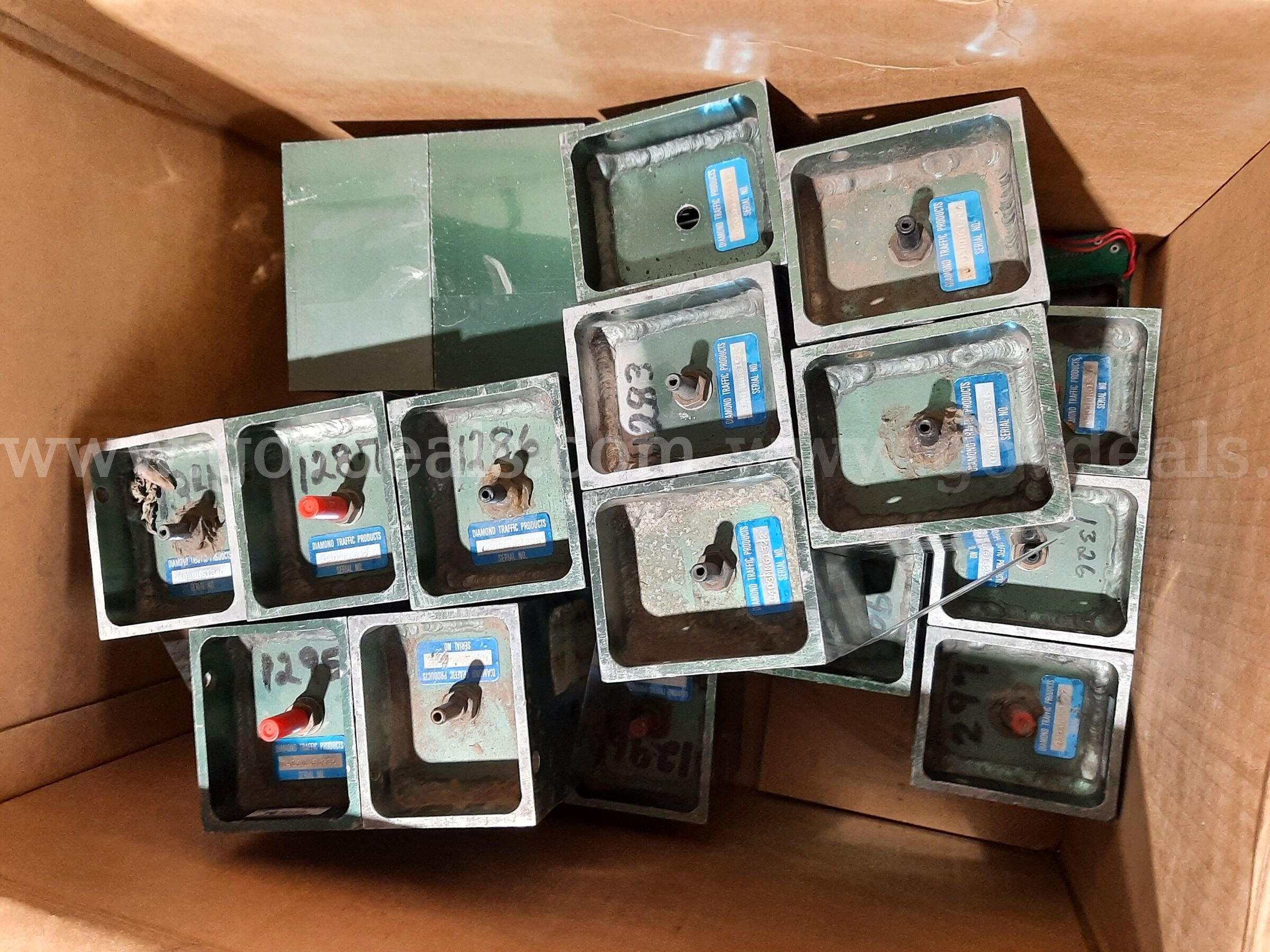 PALLET OF TRAFFIC COUNTERS AND CONTROL BOARDS   Government Surplus Auction - Primary Photo