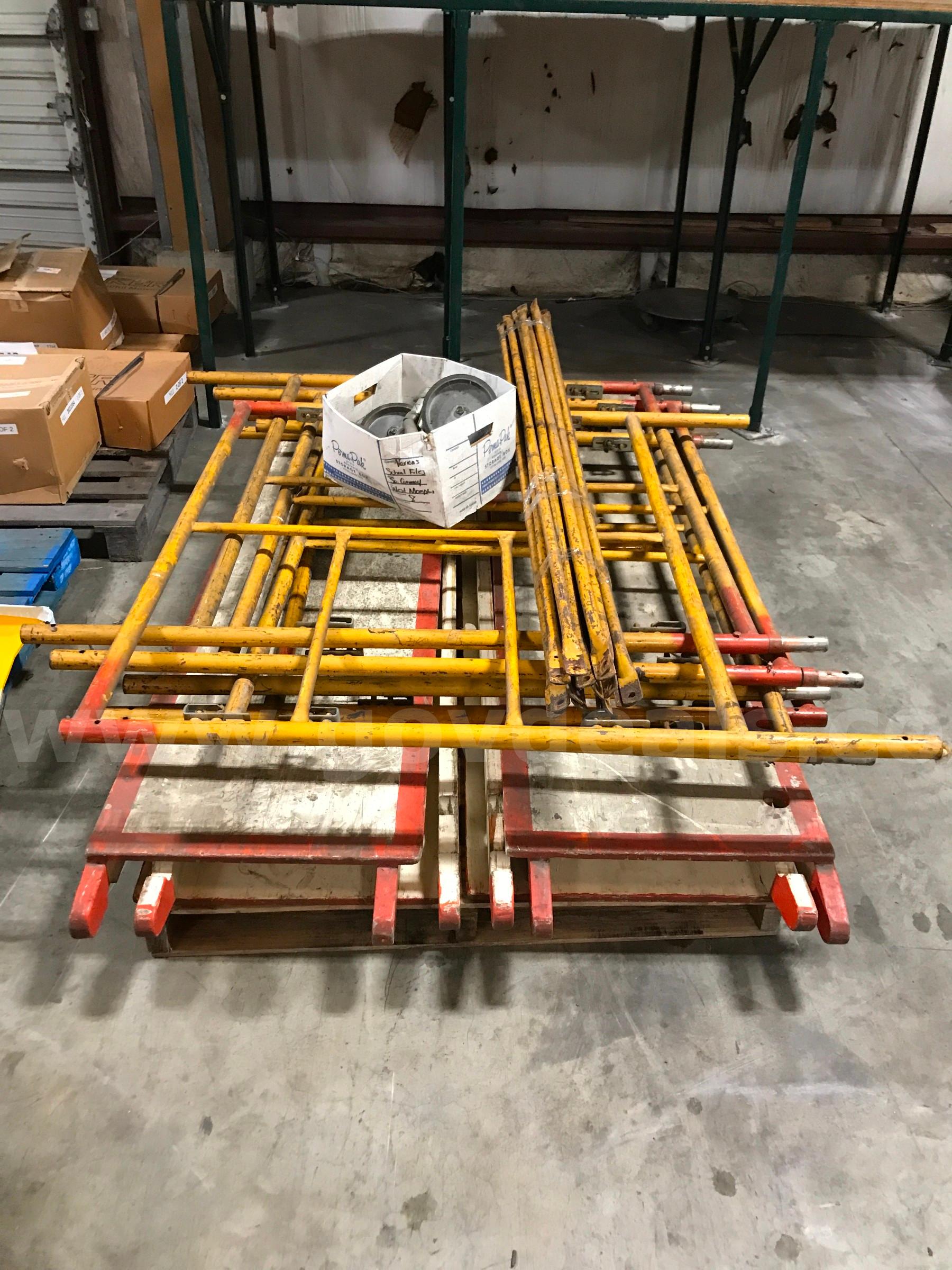 LOT OF SCAFFOLDING ON ONE PALLET.   Government Surplus Auction - Photo #5