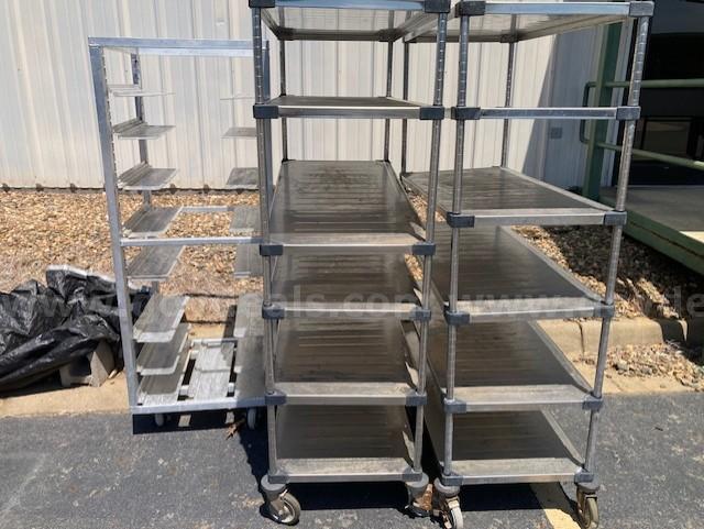 Rolling Metal Racks - Lot of 3   Government Surplus Auction - Primary Photo