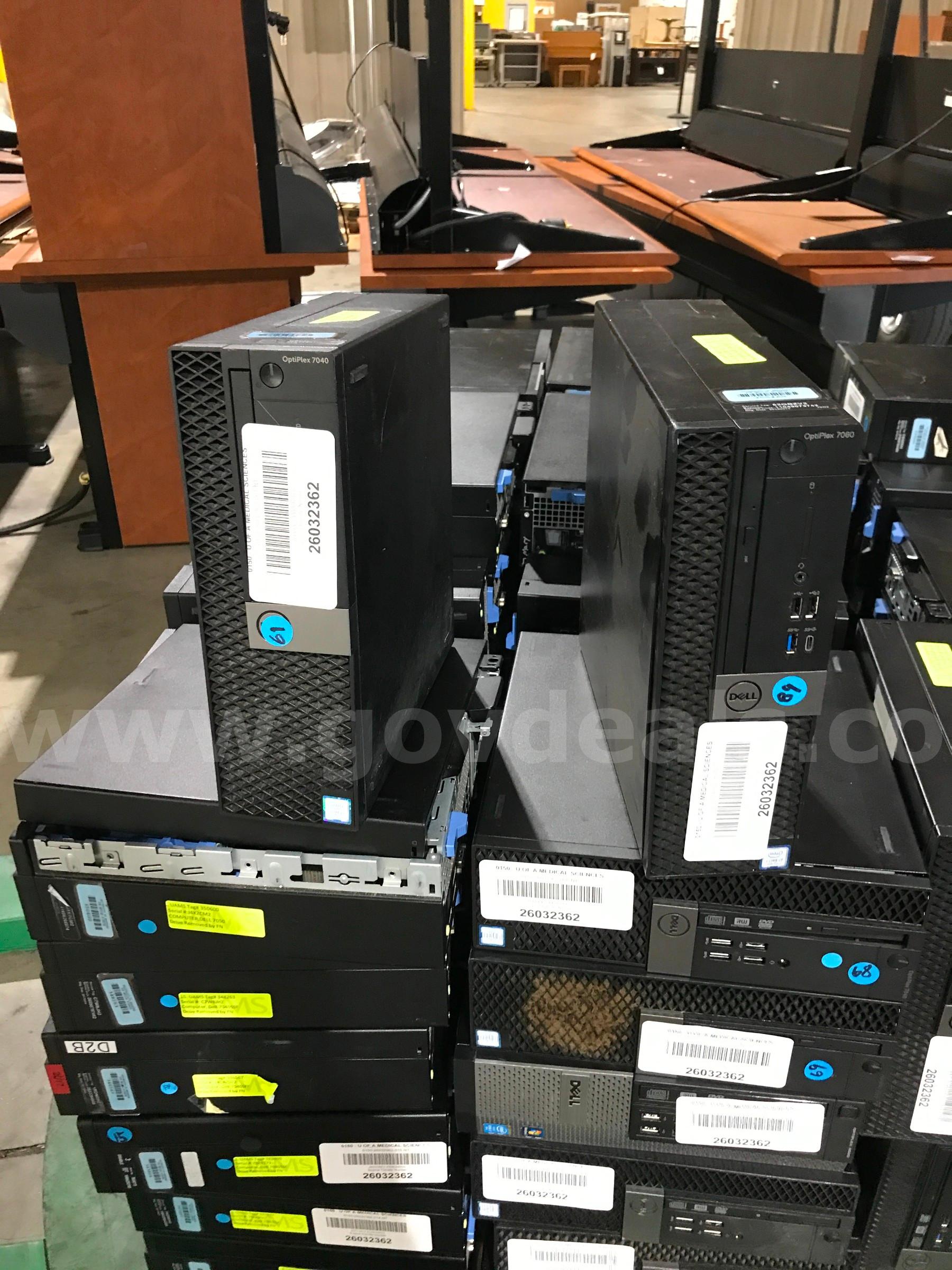 LOT OF COMPUTERS AND TVS ON 2 PALLET.   Government Surplus Auction - Photo #2