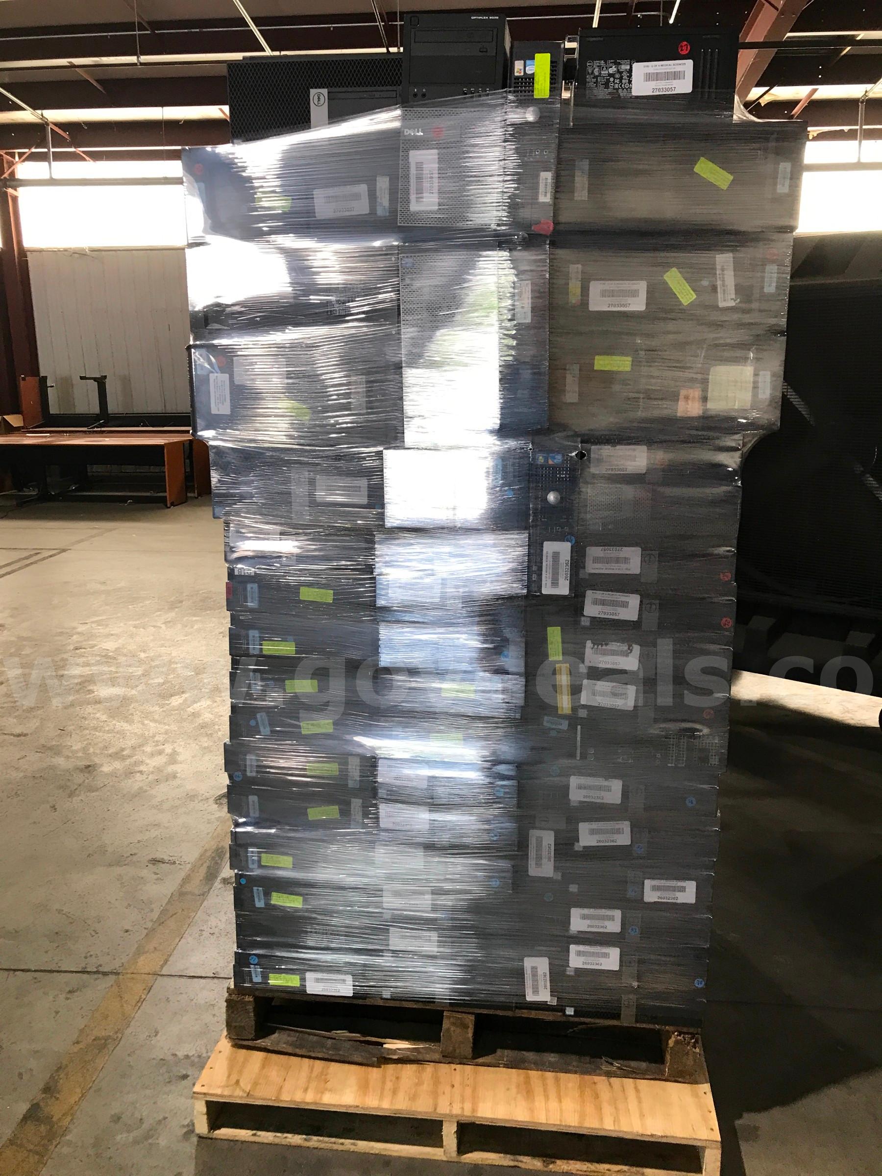 LOT OF COMPUTERS AND TVS ON 2 PALLET.   Government Surplus Auction - Photo #5