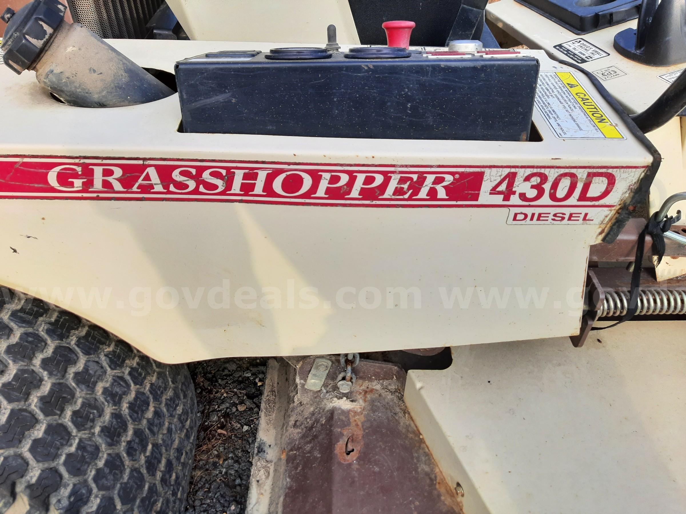 GRASSHOPPER DIESEL MOWER GRASSHOPPER 43OD Government Surplus Auction - Photo #4