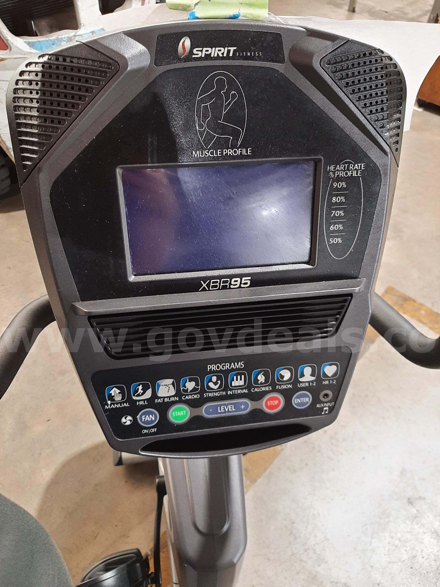 RECUMBANT BIKE SPIRIT FITNESS  Government Surplus Auction - Photo #2