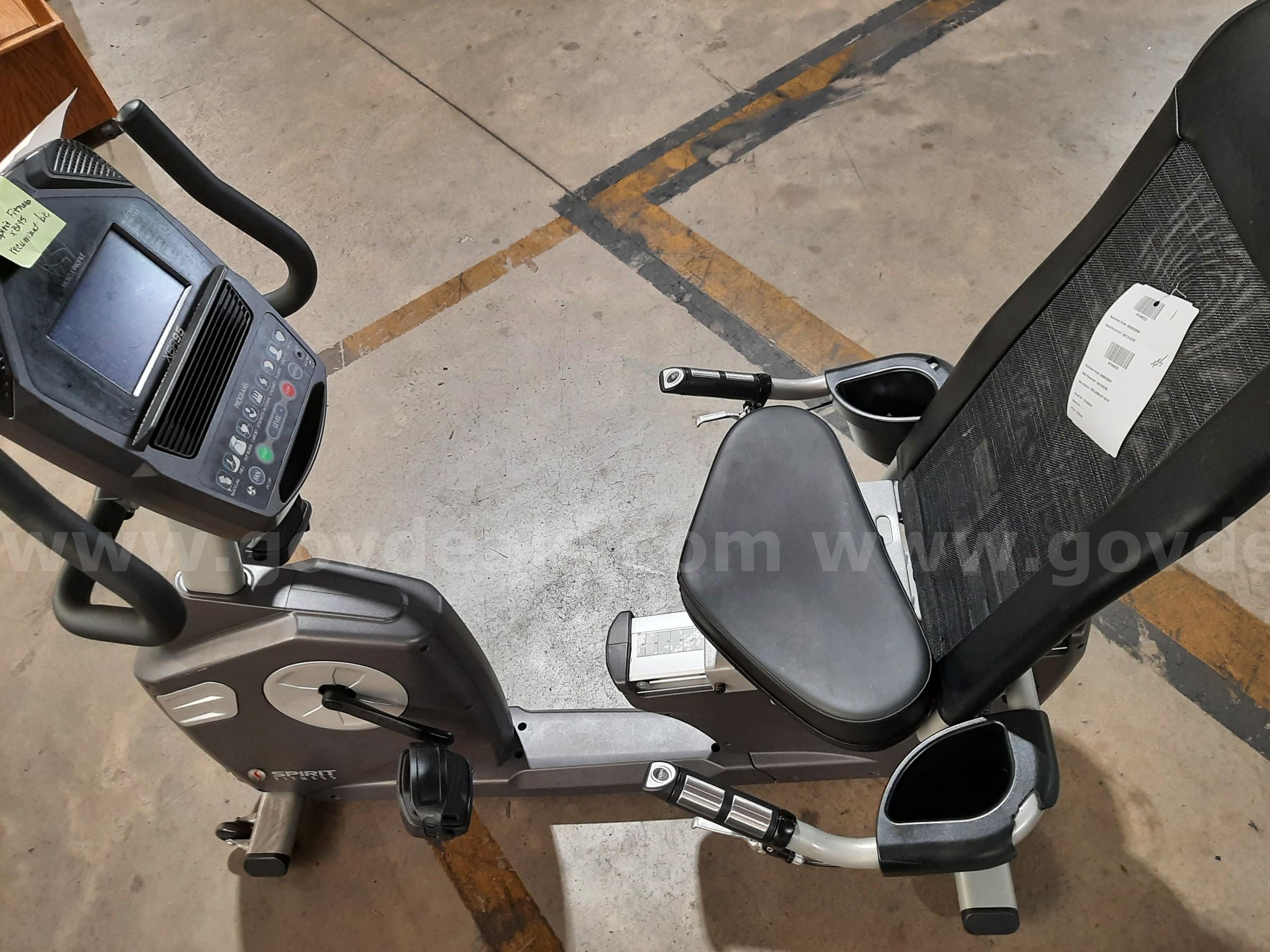 RECUMBANT BIKE SPIRIT FITNESS  Government Surplus Auction - Photo #3