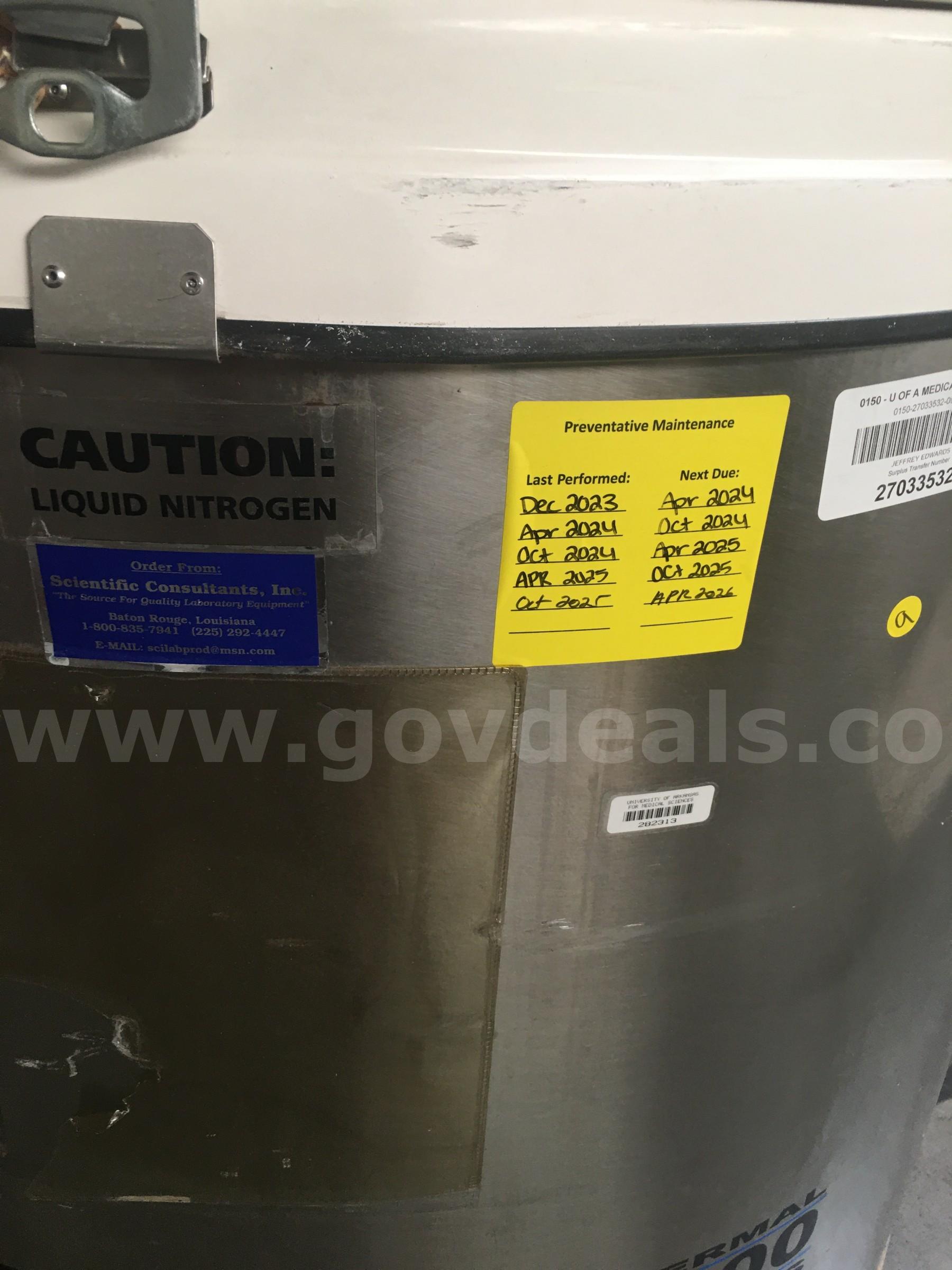 CRYOGENIC TANK  V-5000B Government Surplus Auction - Photo #2