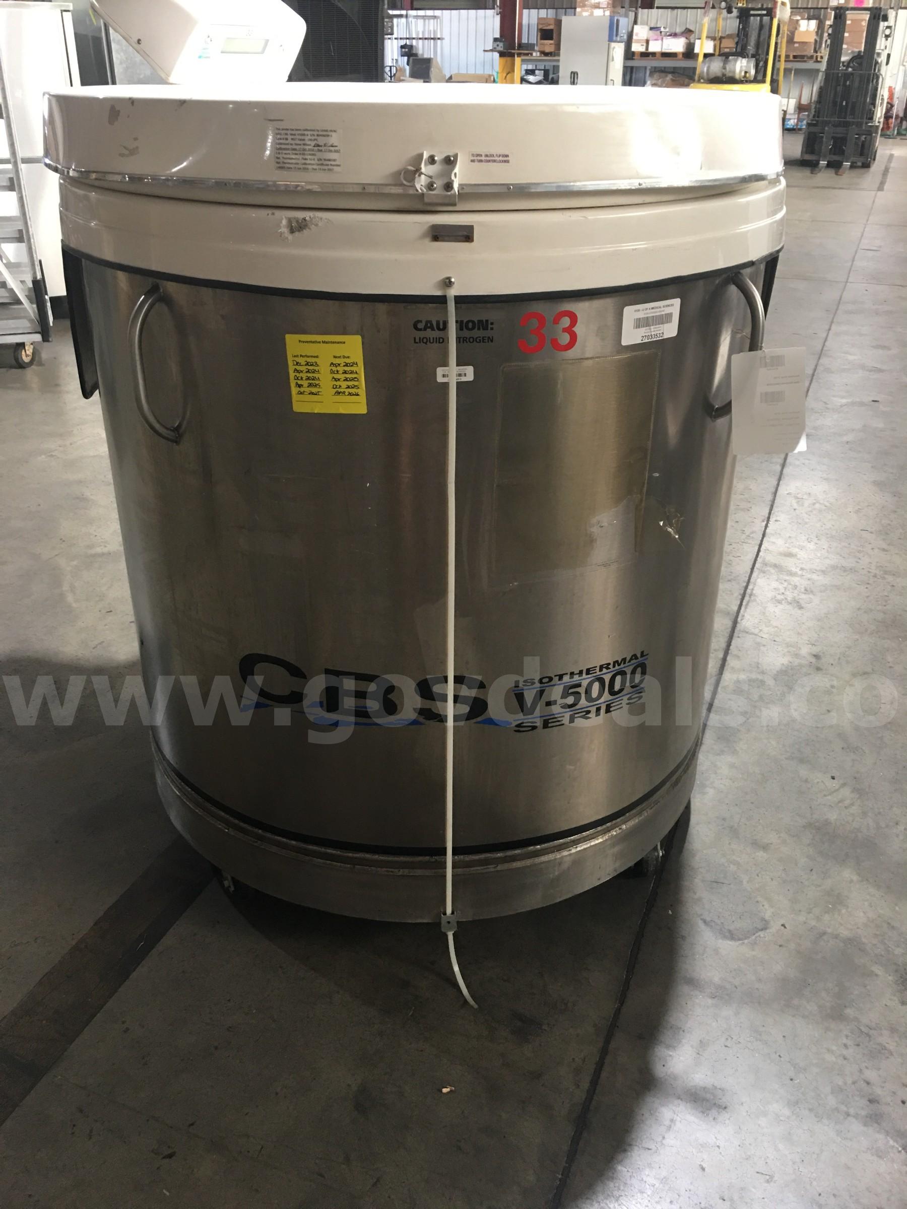 CRYOGENIC TANK  V-5000B Government Surplus Auction - Primary Photo