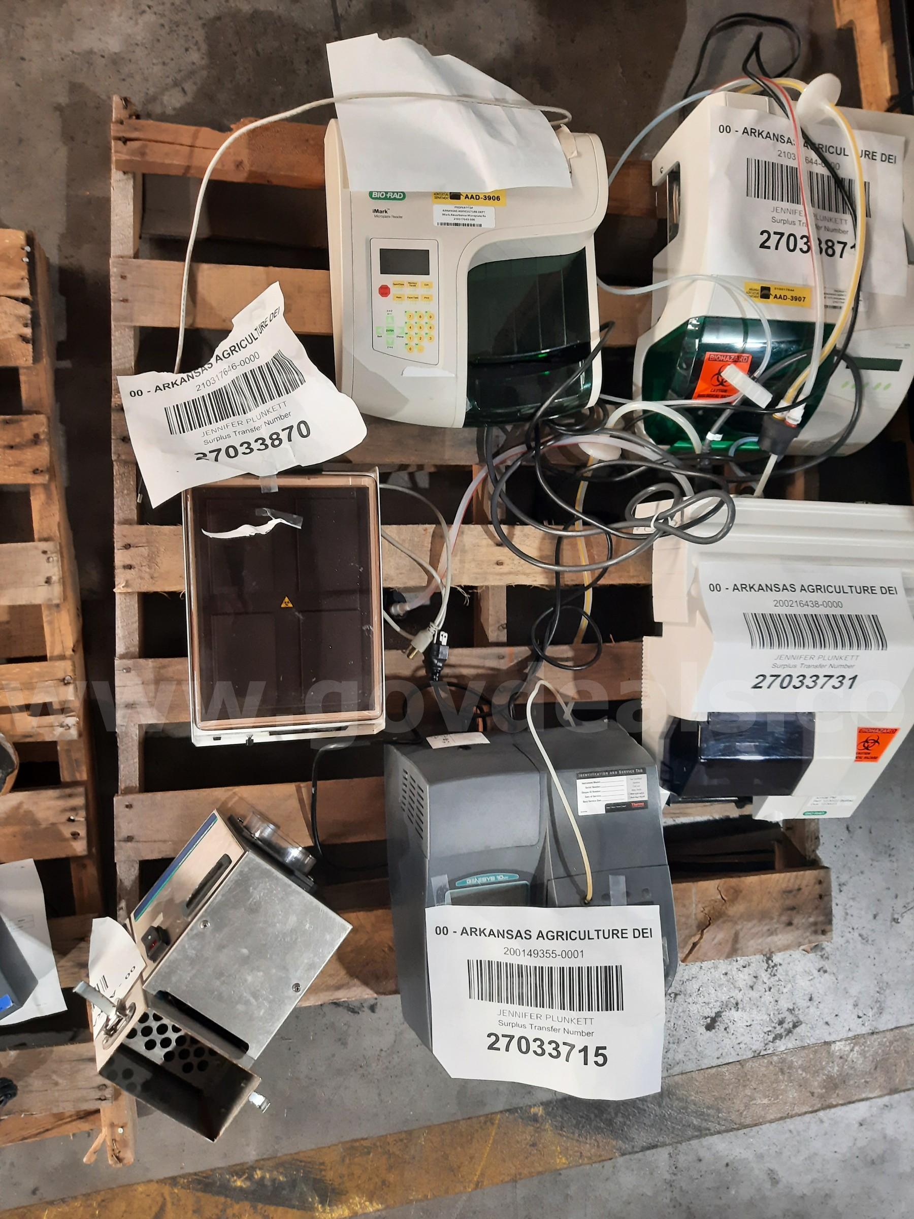 LOT OF Asstd Agro Testing Eqpt.   Government Surplus Auction - Primary Photo