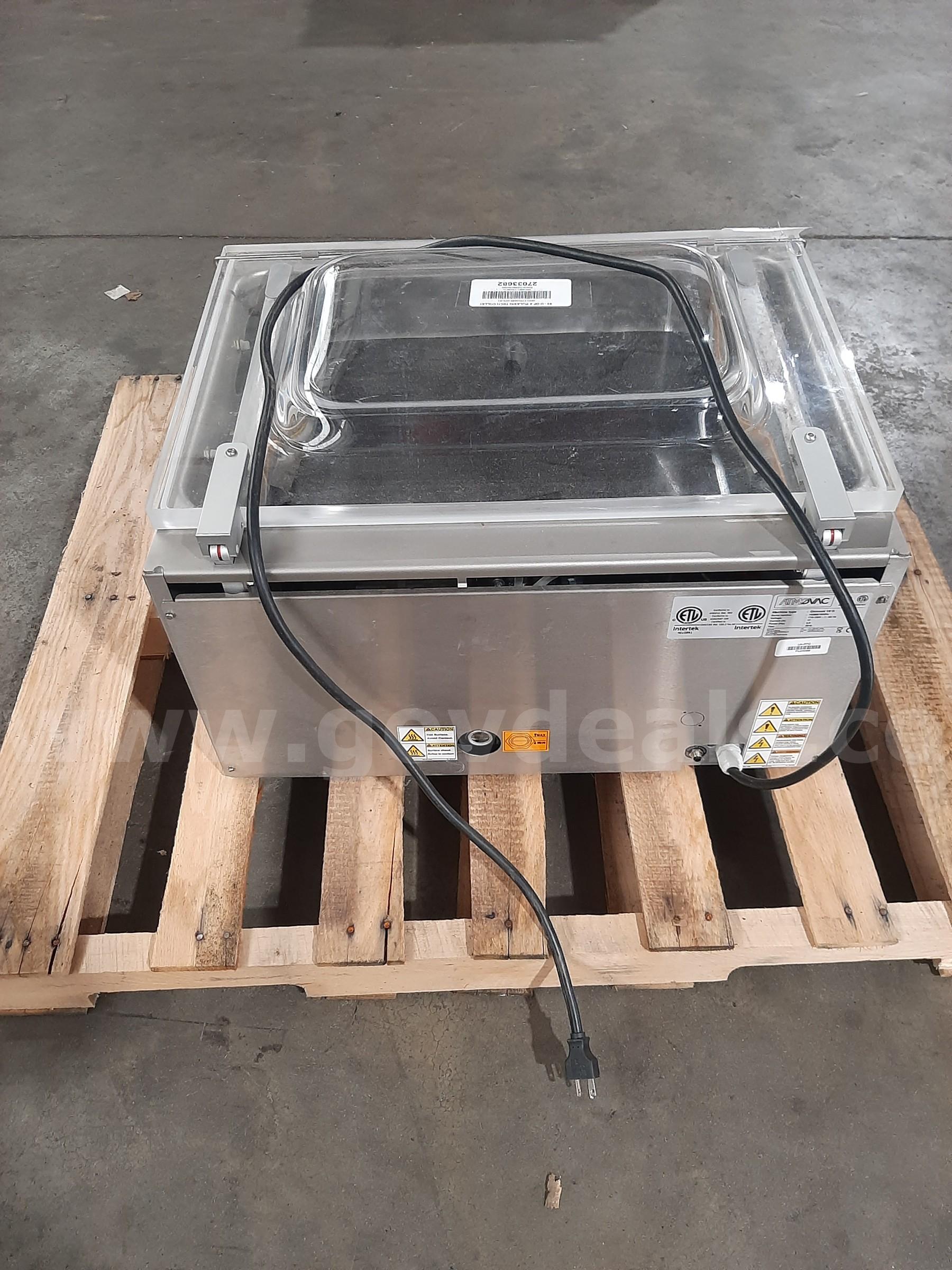 ATMOVAC CHINOOK VACUUM CHAMBER ATMOVAC CHINOOK 16D Government Surplus Auction - Photo #2