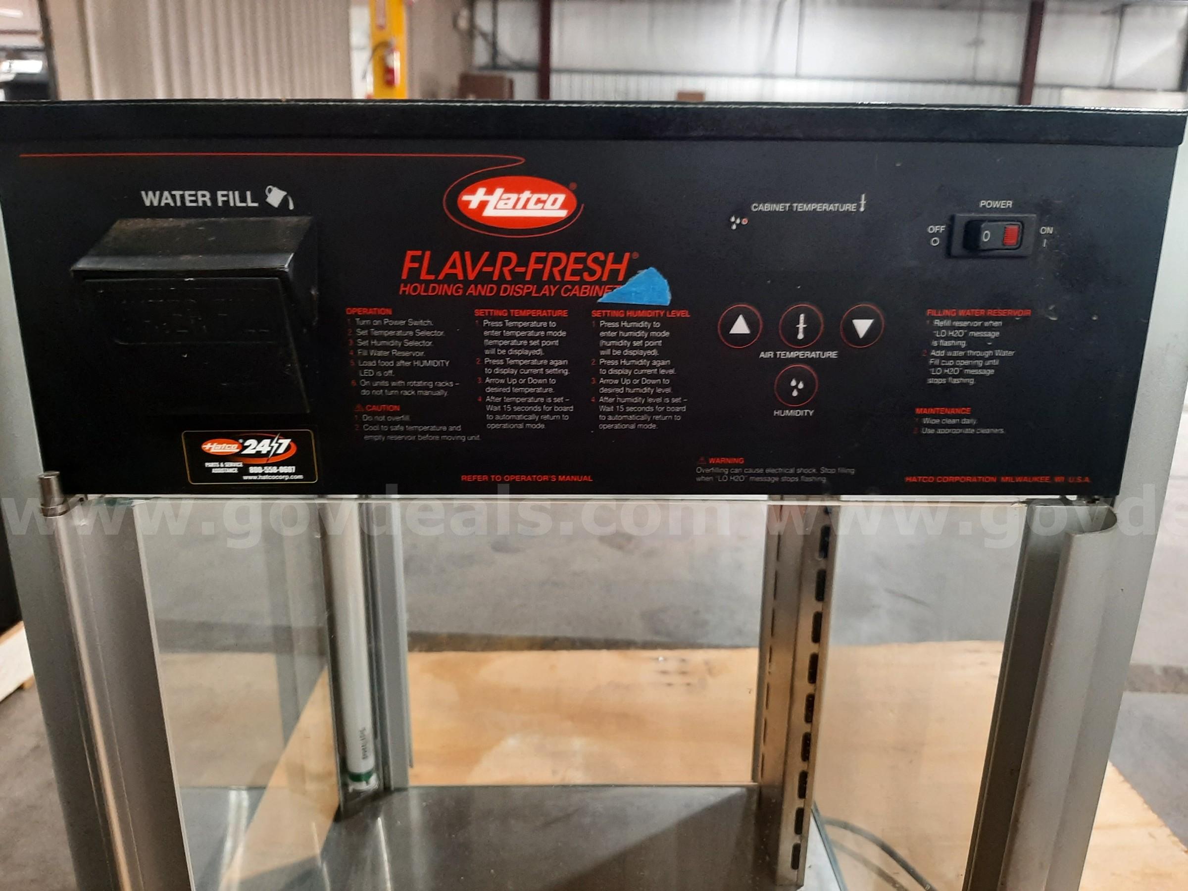 FOOD DISPLAY CABINET ON 1 PALLET HATCH CORP FDWD-2X Government Surplus Auction - Photo #3
