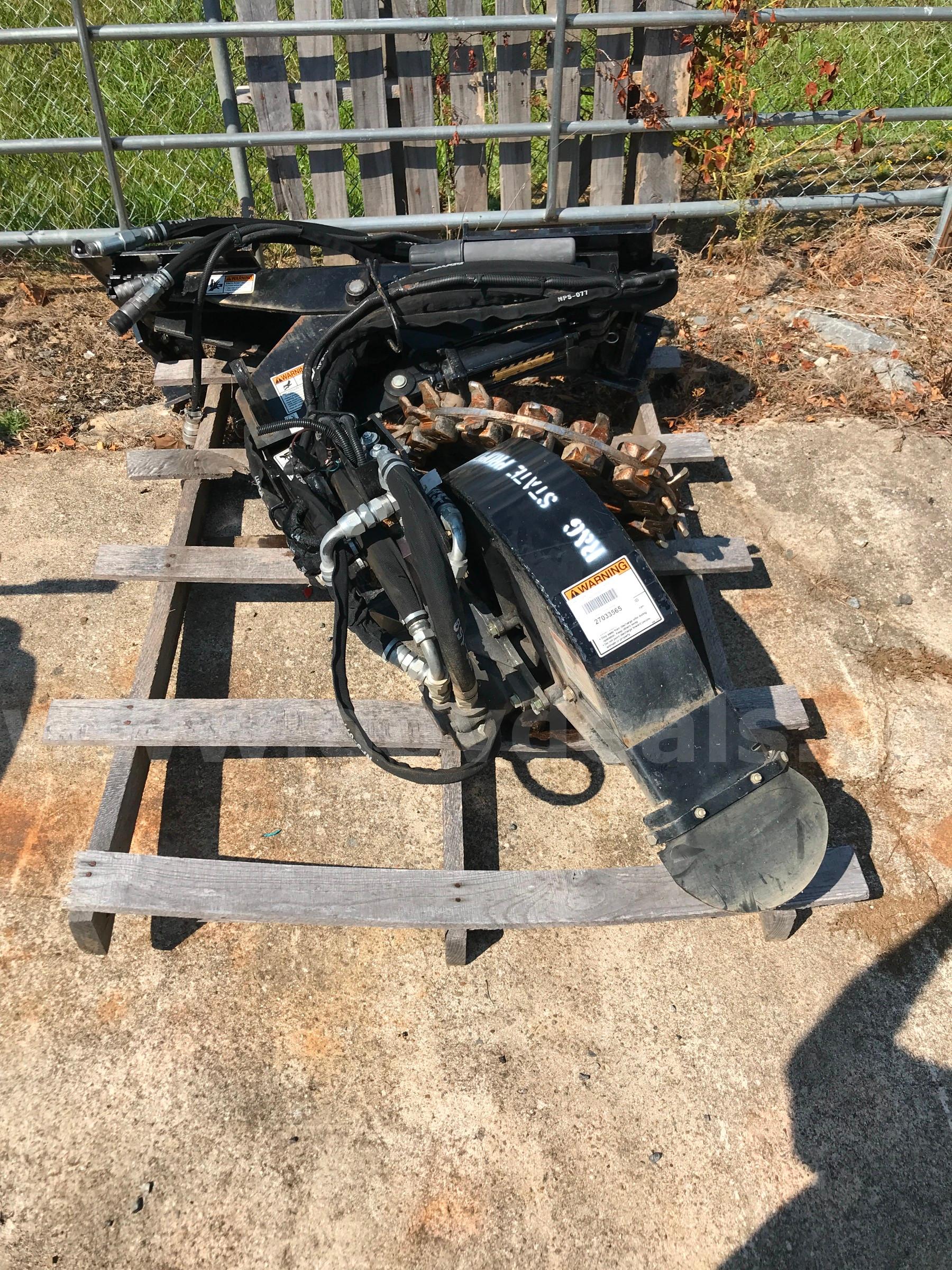 KUBOTA SSG2524 STUMP GRINDER ON A PALLET.