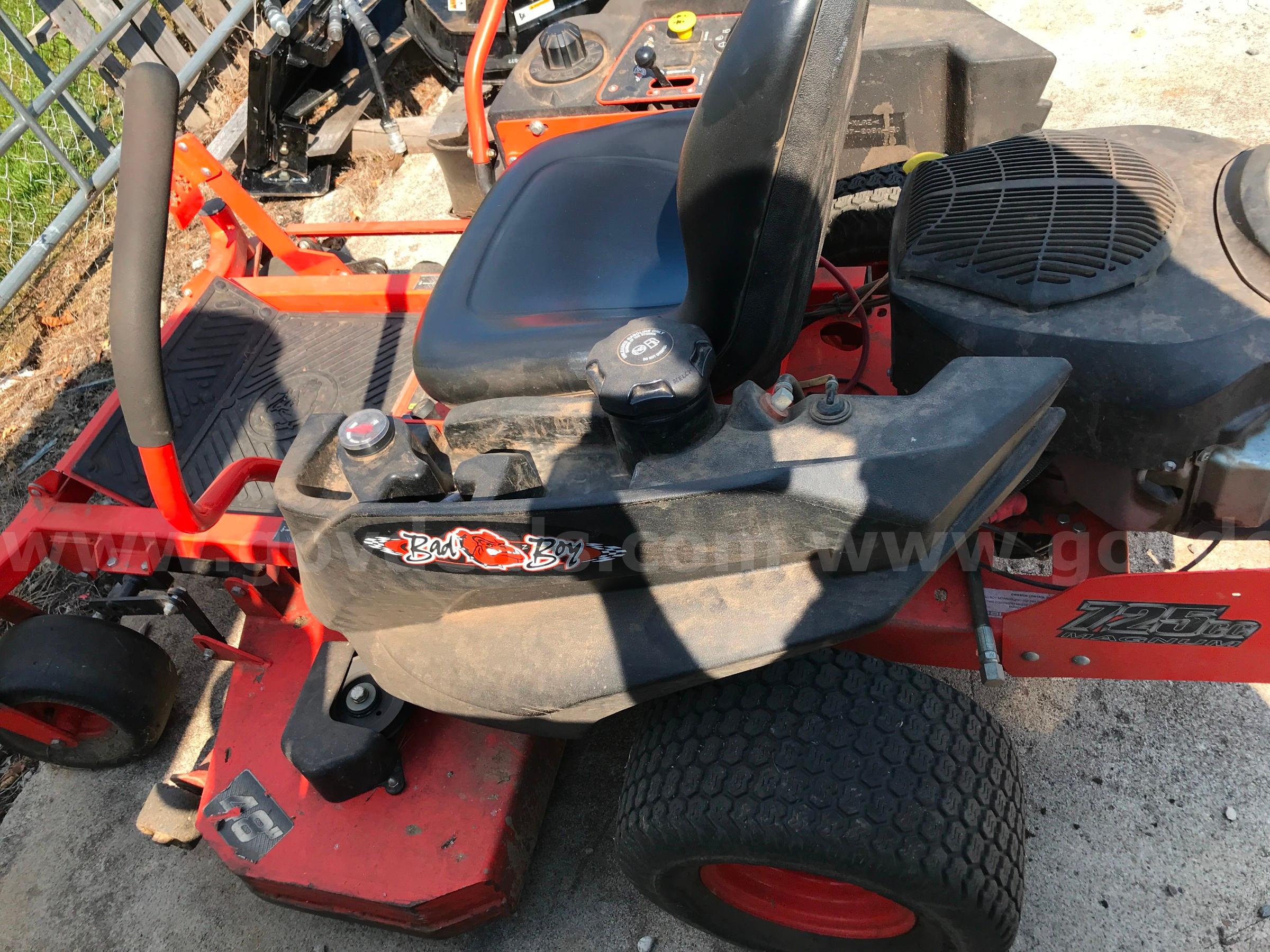 BAD BOY ZERO TURN MOWER. BAD BOY  Government Surplus Auction - Photo #3
