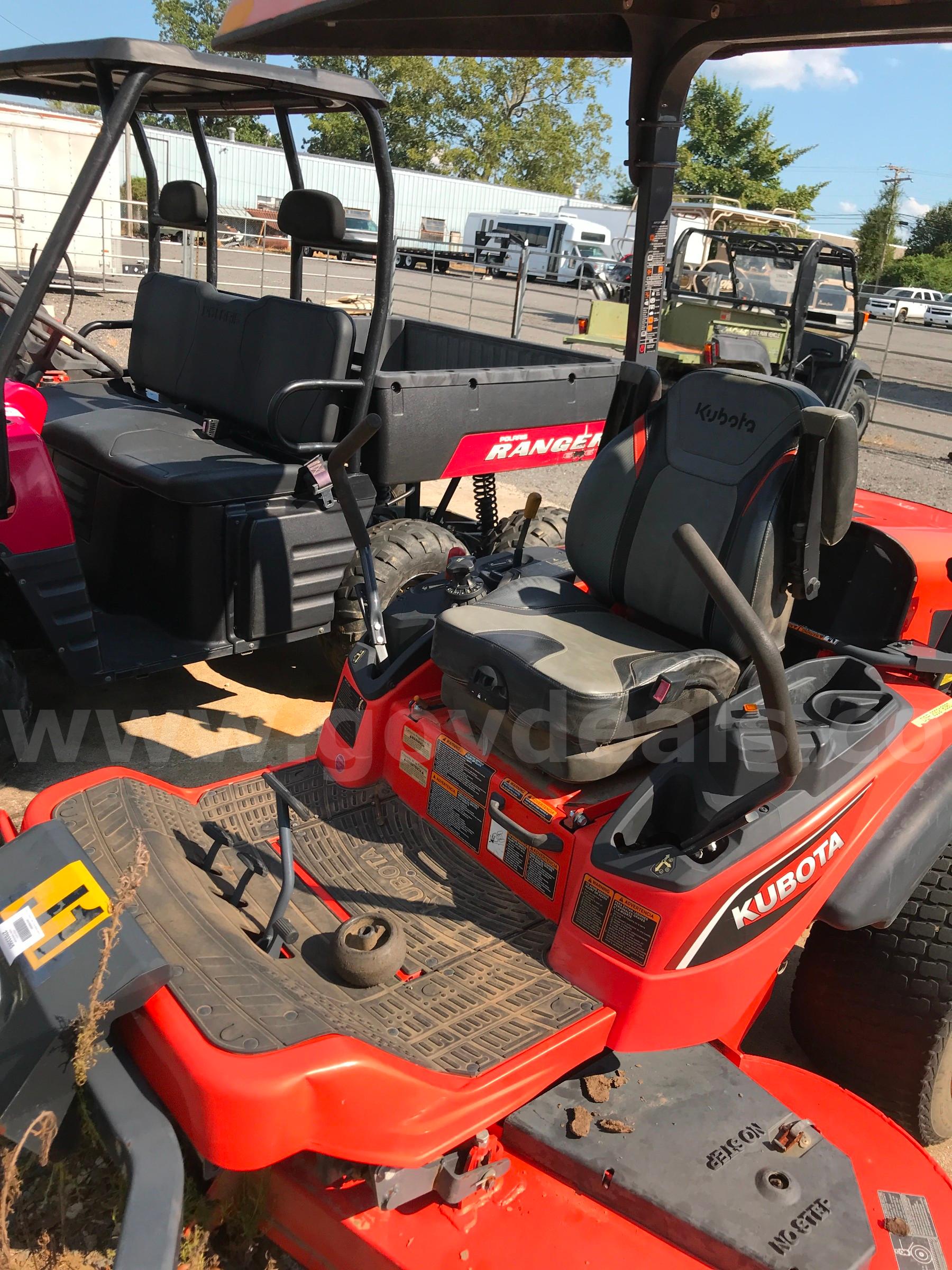 KUBOTA ZD1511LF 72 ZERO TURN MOWER. KUBOTA ZD1511LF Government Surplus Auction - Photo #2