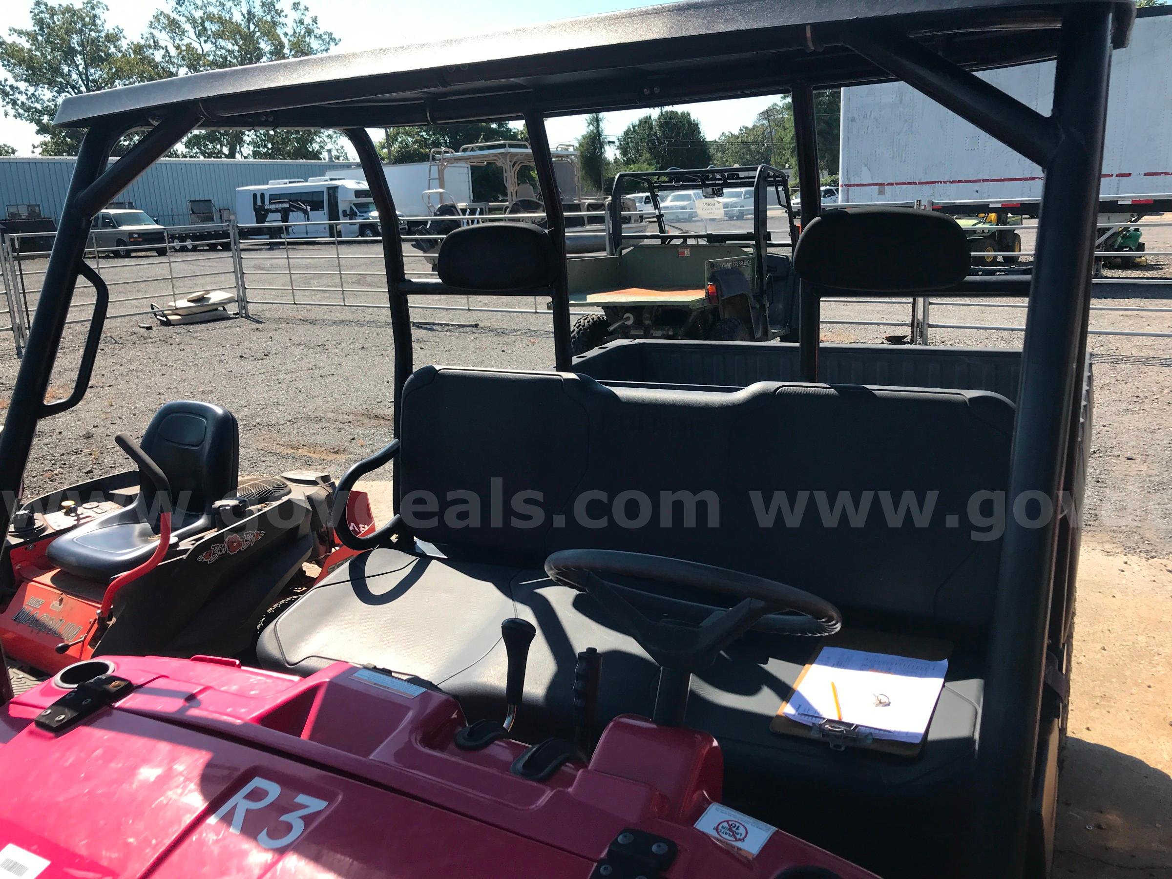 2008 POLARIS ATV 700 EFI 6X6 WITH WARN WINCH.