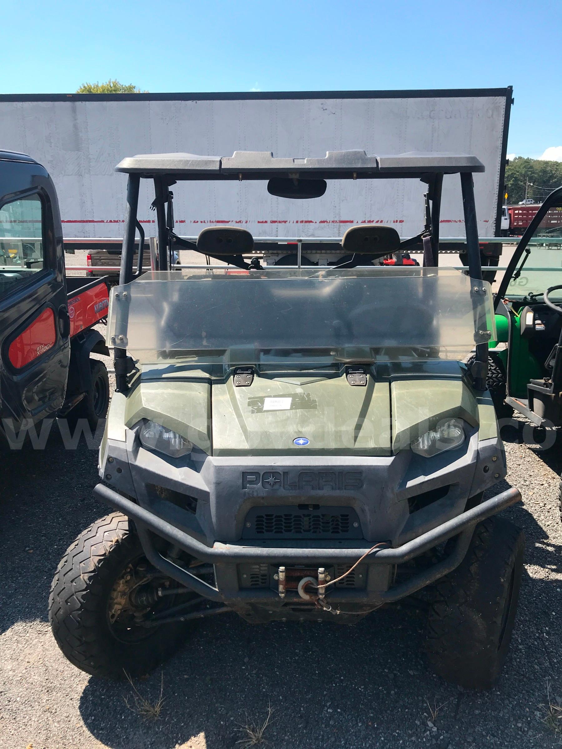 POLARIS RA800 6X6 WITH STEEL TOP AND WINCH.