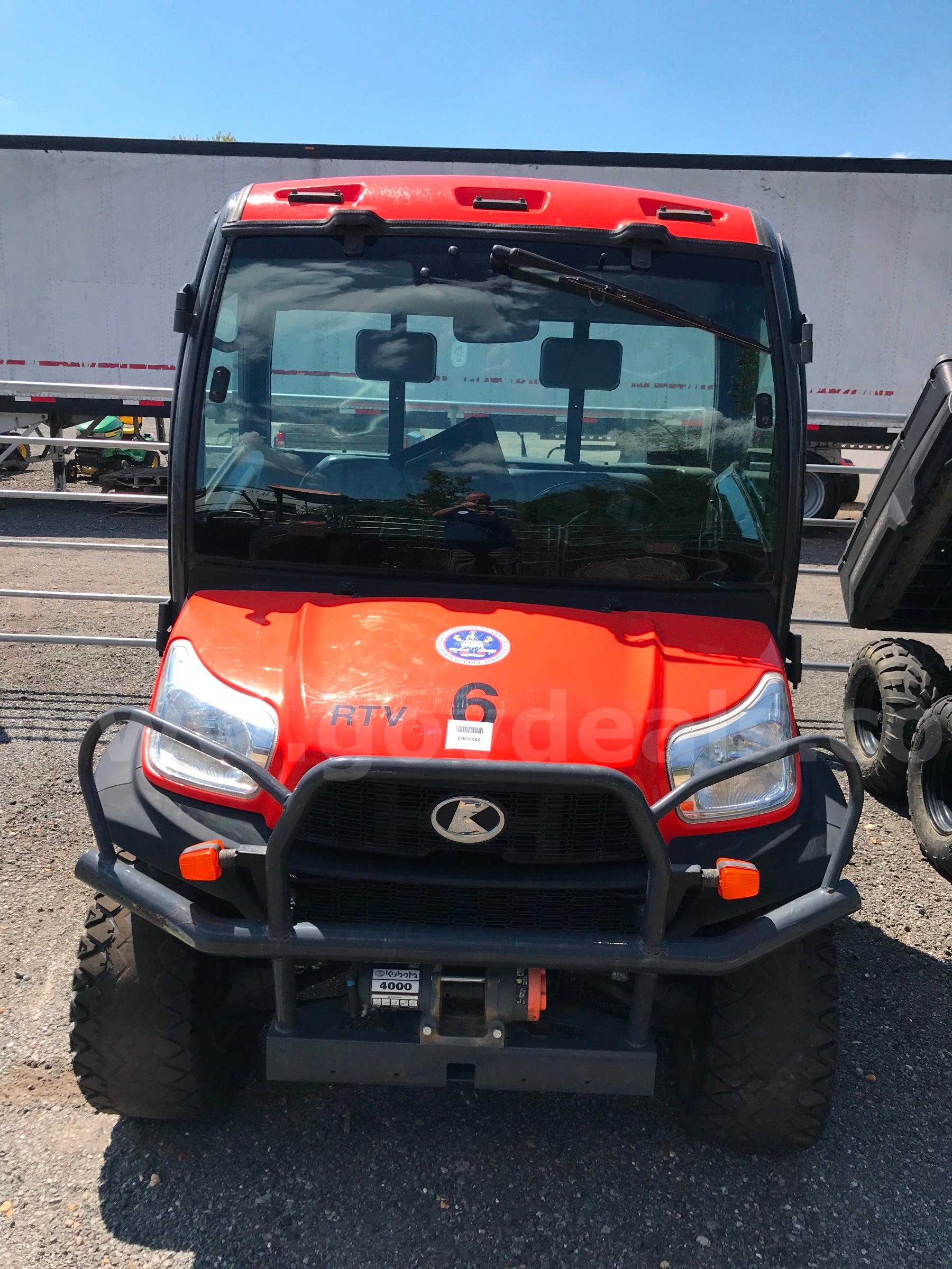 KUBOTA RTV-X1100CWL-H UTILITY VEHICLE.