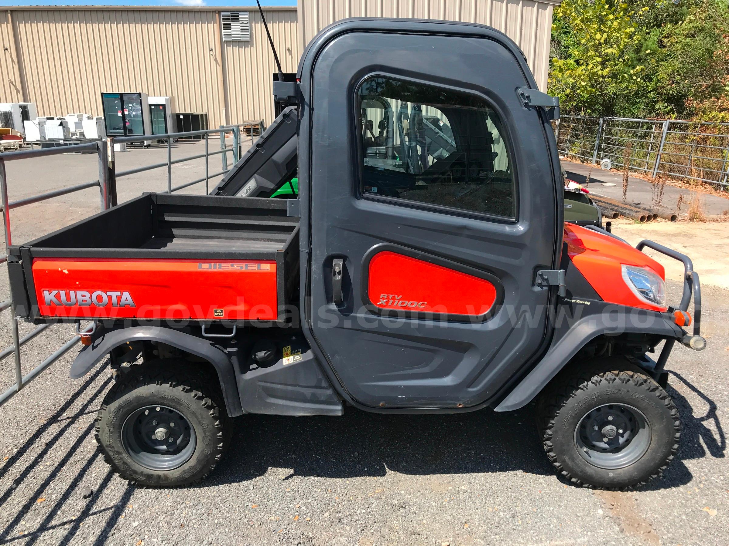 KUBOTA RTV-X1100CWL-H UTILITY VEHICLE. KUBOTA X1100CWL Government Surplus Auction - Photo #4
