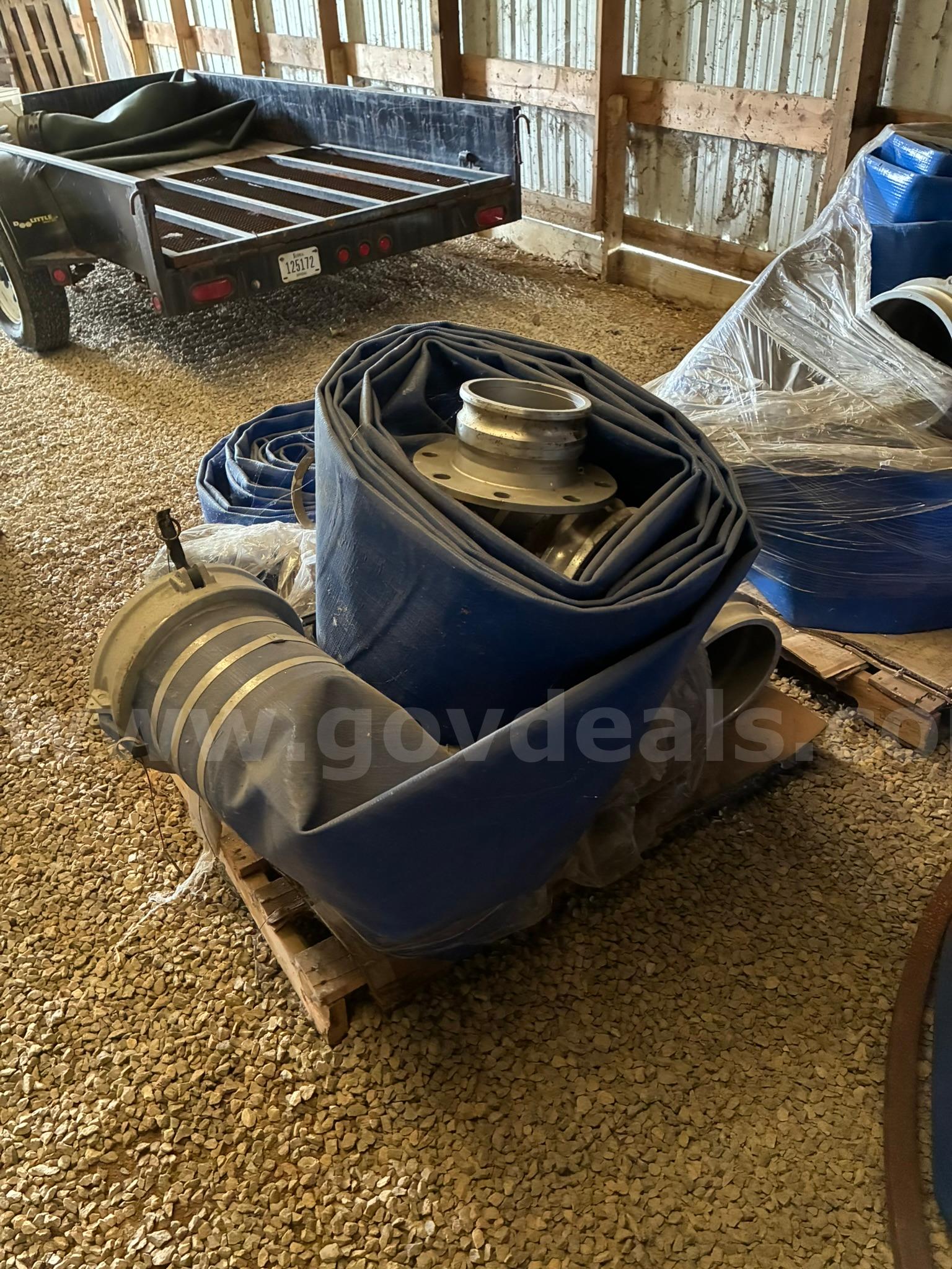 Layflat Hose with Camlock Couplings   Government Surplus Auction - Photo #3