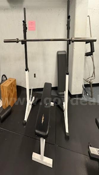 Lot 8  York Barbell Olympic Flat Bench