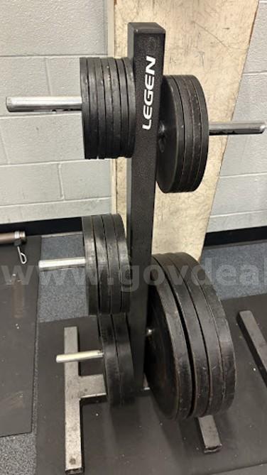 Lot 15 Legend Fitness Commercial 6-Peg Weight Trees (Quantity of 3)   Government Surplus Auction - Photo #4