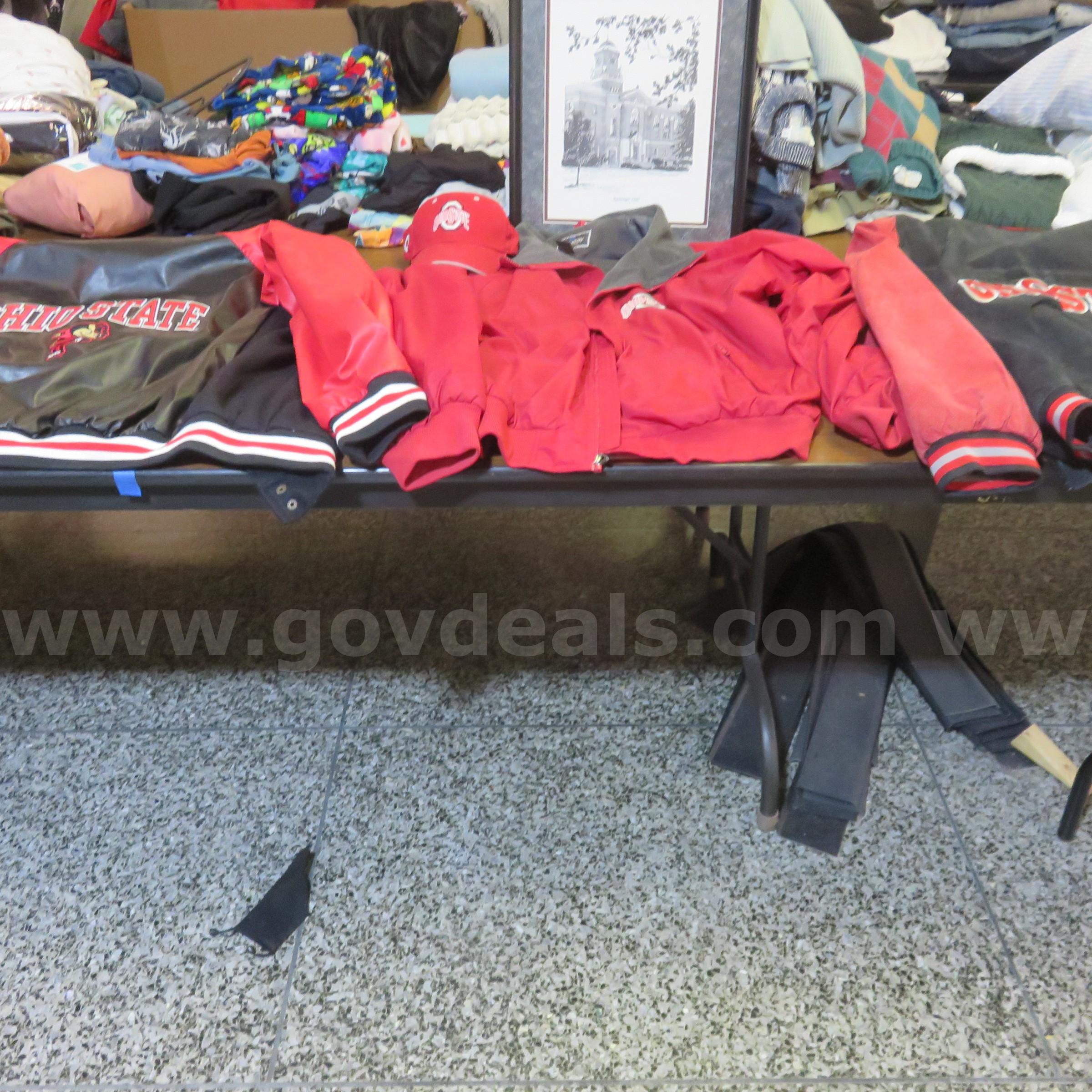Ohio State Jackets - Lot of 3. Ohio State hat and picture   Government Surplus Auction - Primary Photo